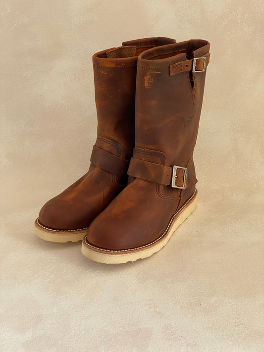 Size 5.5 D US (37.5 Euro) R W 2975 Heritage Engineer Boots Made In USA Factory Seconds - USA Vintage Bcn
