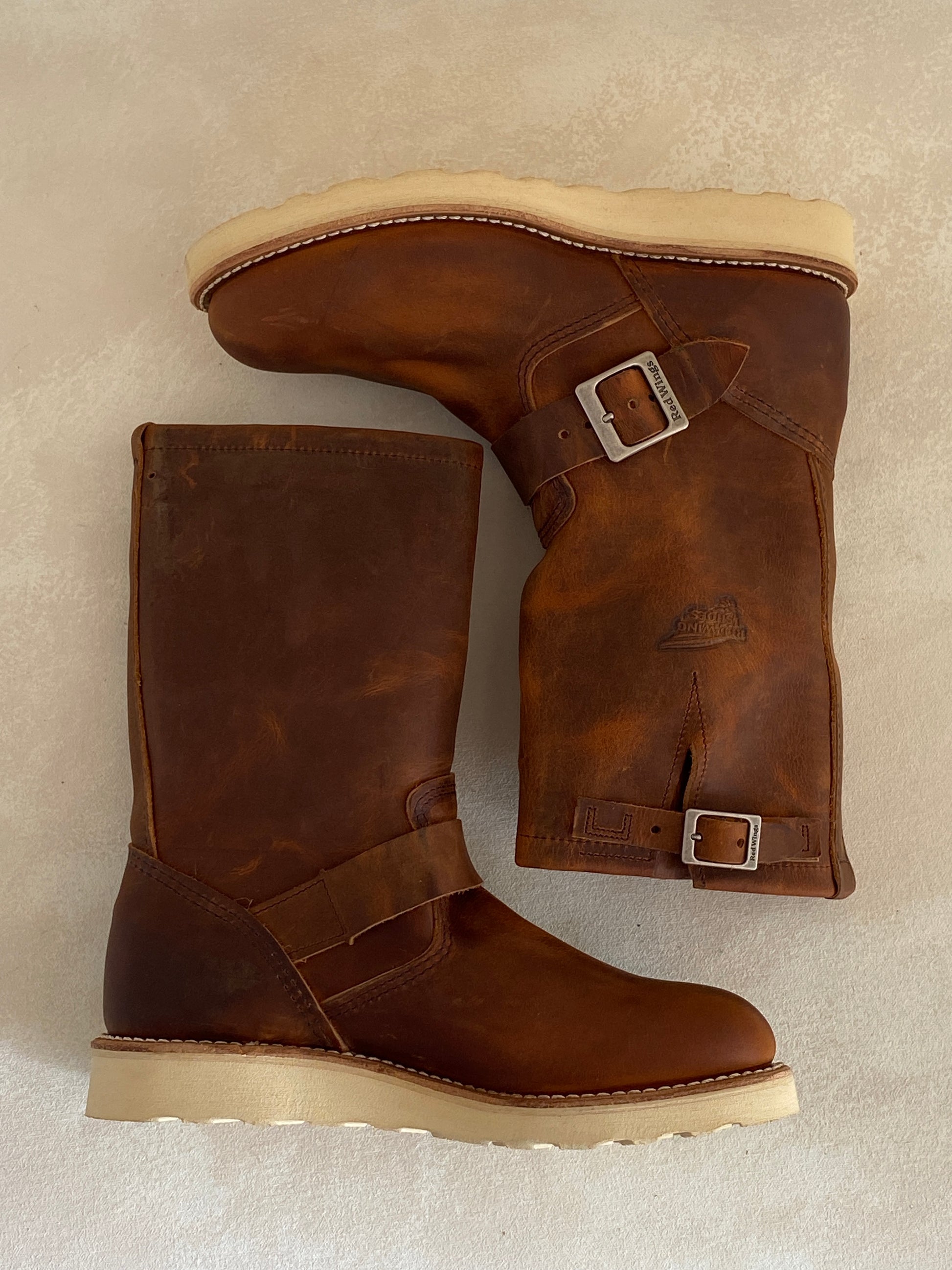 Size 5.5 D US (37.5 Euro) R W 2975 Heritage Engineer Boots Made In USA Factory Seconds - USA Vintage Bcn