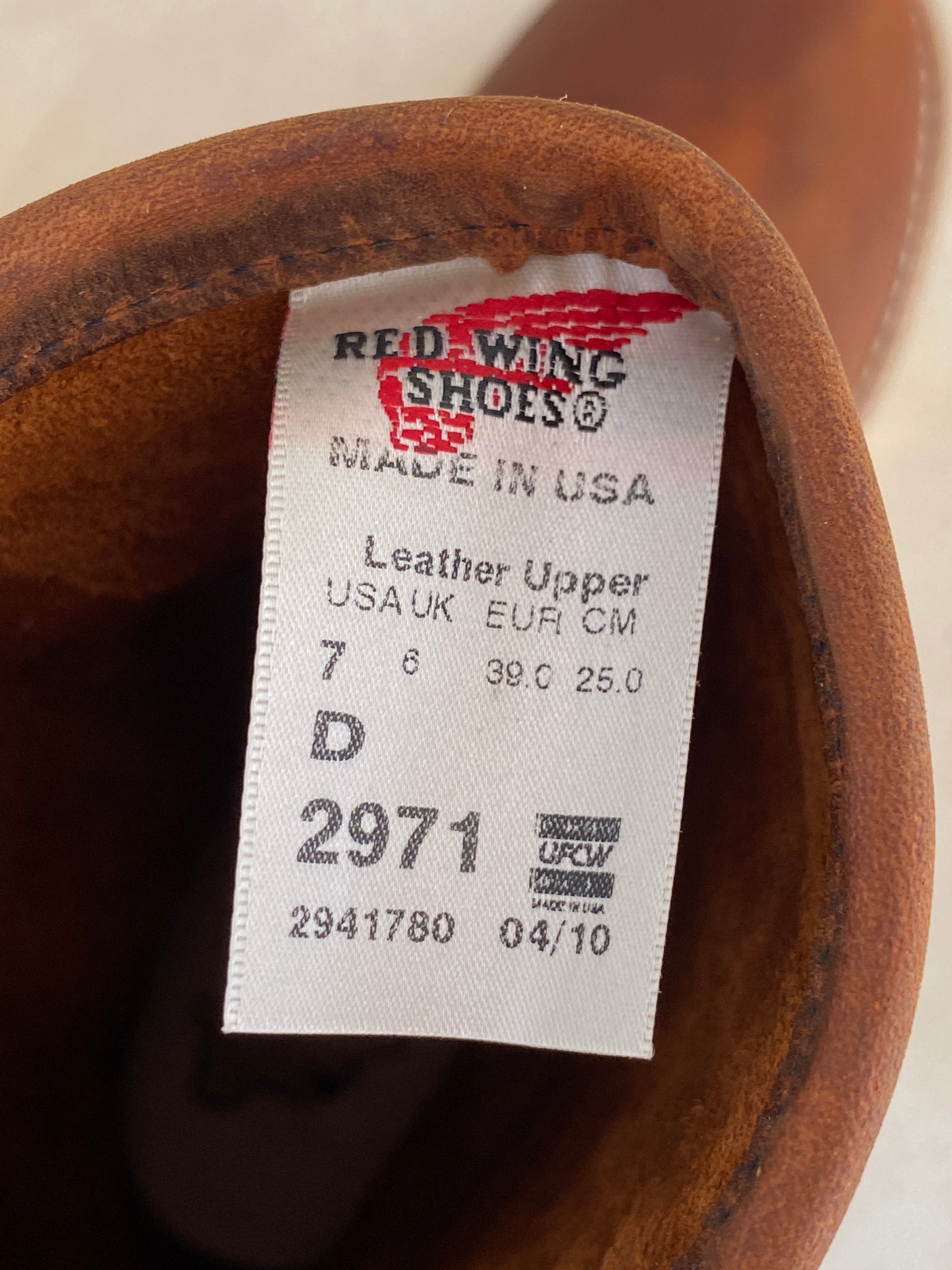 Size 5.5 D US (37.5 Euro) R W 2975 Heritage Engineer Boots Made In USA Factory Seconds - USA Vintage Bcn