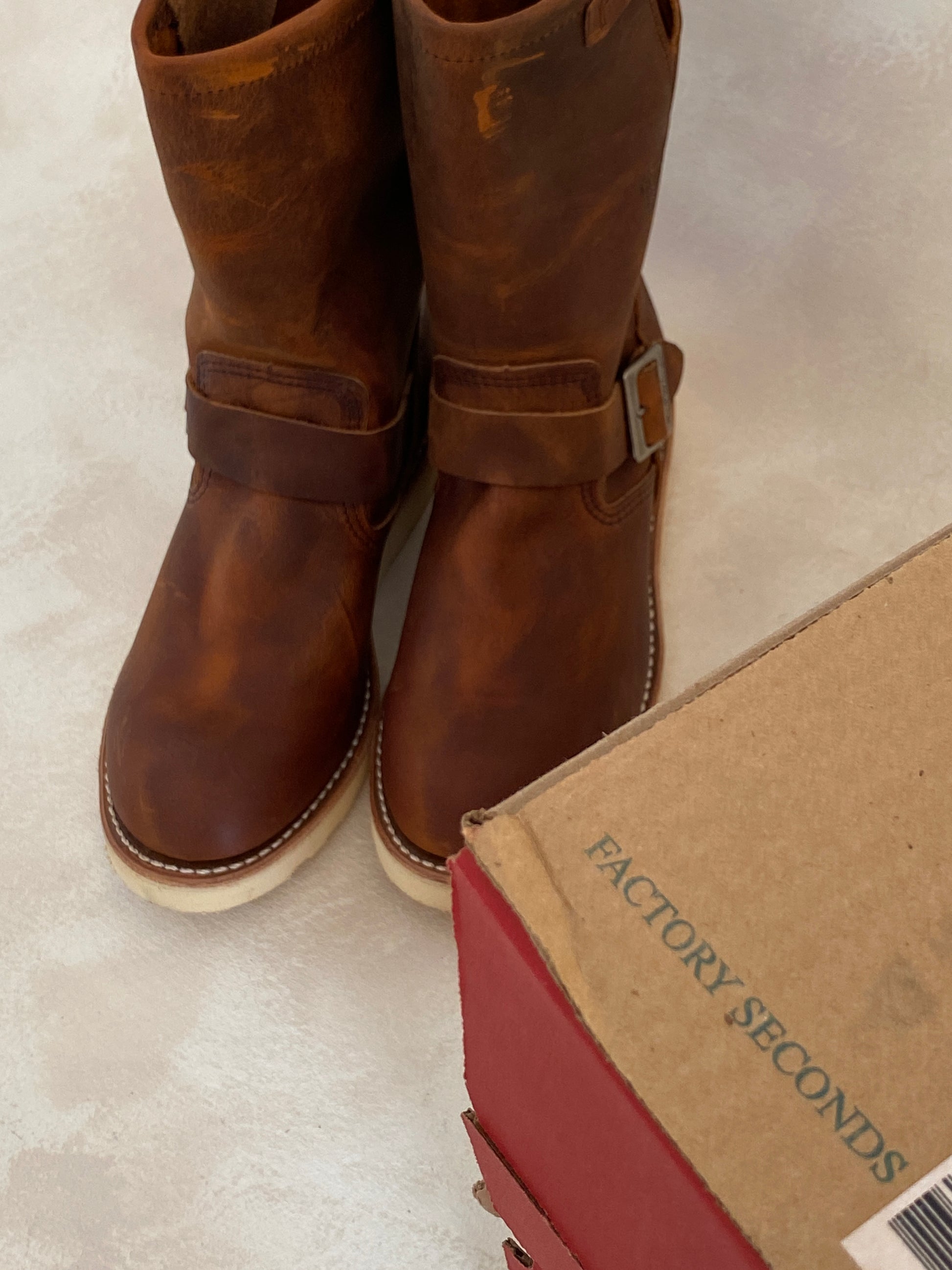 Size 5.5 D US (37.5 Euro) R W 2975 Heritage Engineer Boots Made In USA Factory Seconds - USA Vintage Bcn