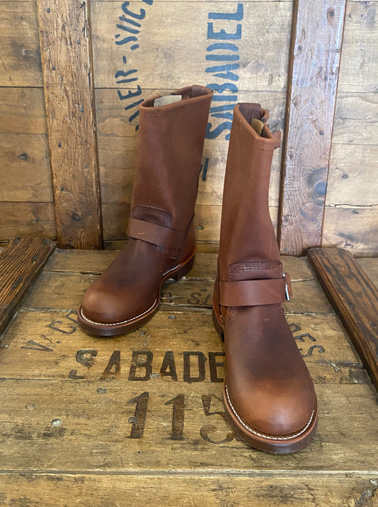 Size 6.5D (38.5 EU ) R W 2991 Engineers Boots Made In USA ( Second ) - USA Vintage Bcn