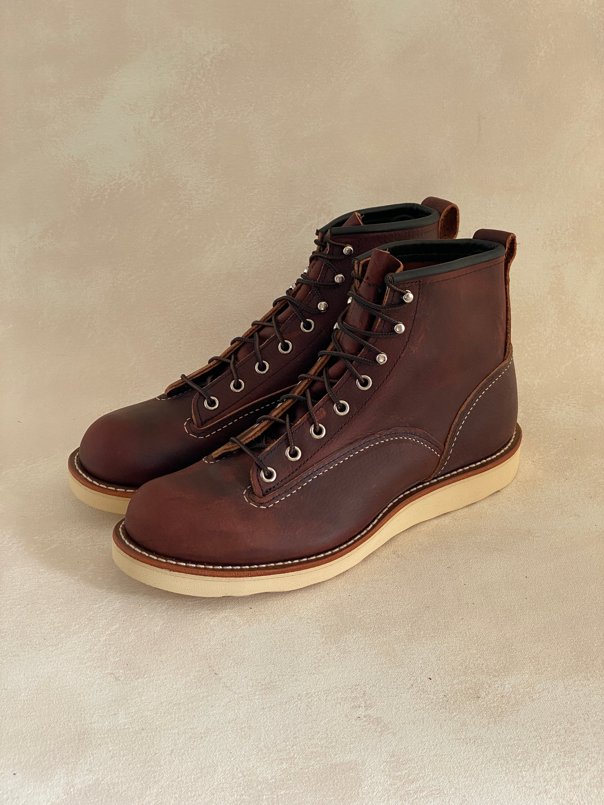 Size 8 D (41 Euro) R W Lineman 2906 Boots Made In USA. Seconds - USA Vintage Bcn