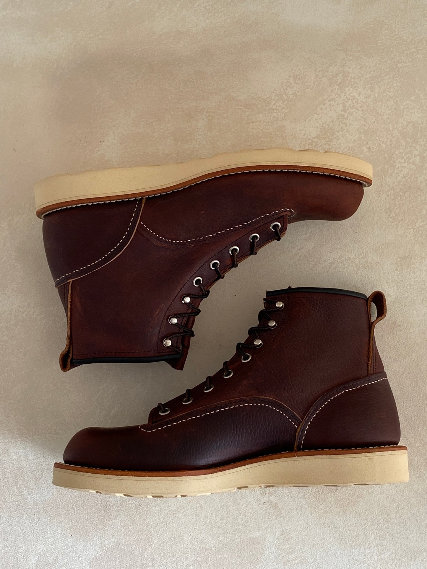 Size 8 D (41 Euro) R W Lineman 2906 Boots Made In USA. Seconds - USA Vintage Bcn