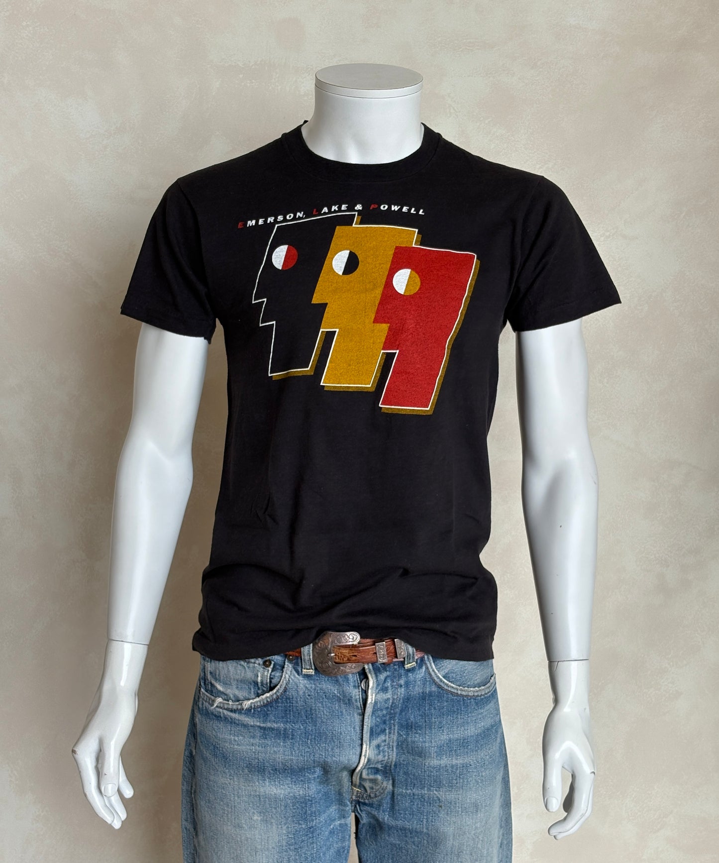 Vintage 1980s Emerson Lake & Powell T-Shirt – Large Made in USA Rock Band Tee