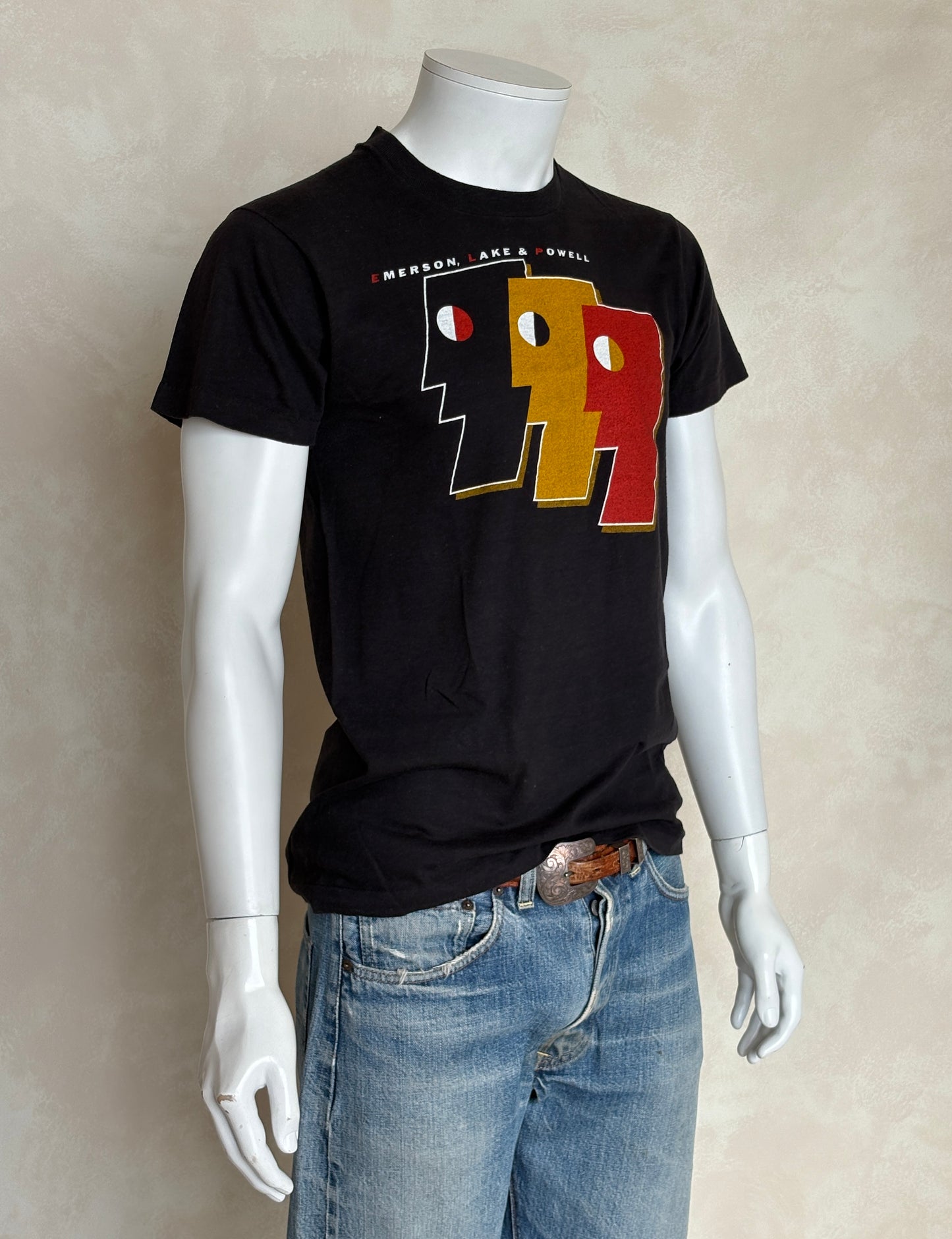 Vintage 1980s Emerson Lake & Powell T-Shirt – Large Made in USA Rock Band Tee