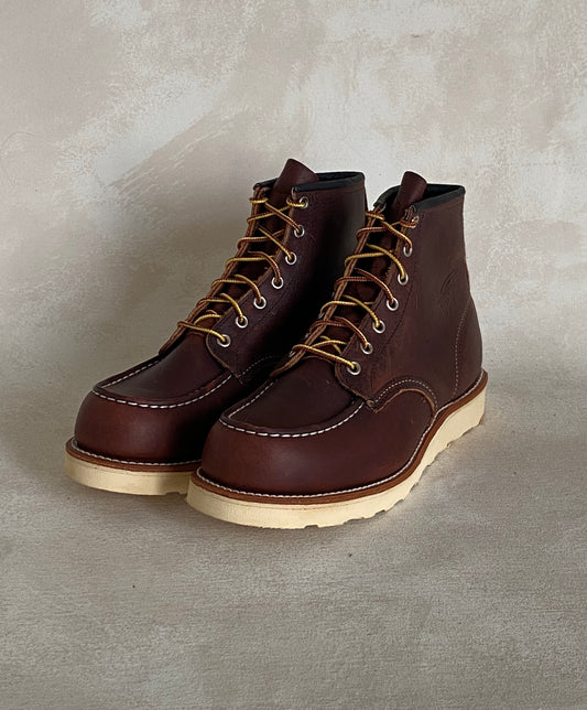 Size 9.5D RW 8138 Moc Toe Boots Made in USA (Seconds) - USA Vintage Bcn