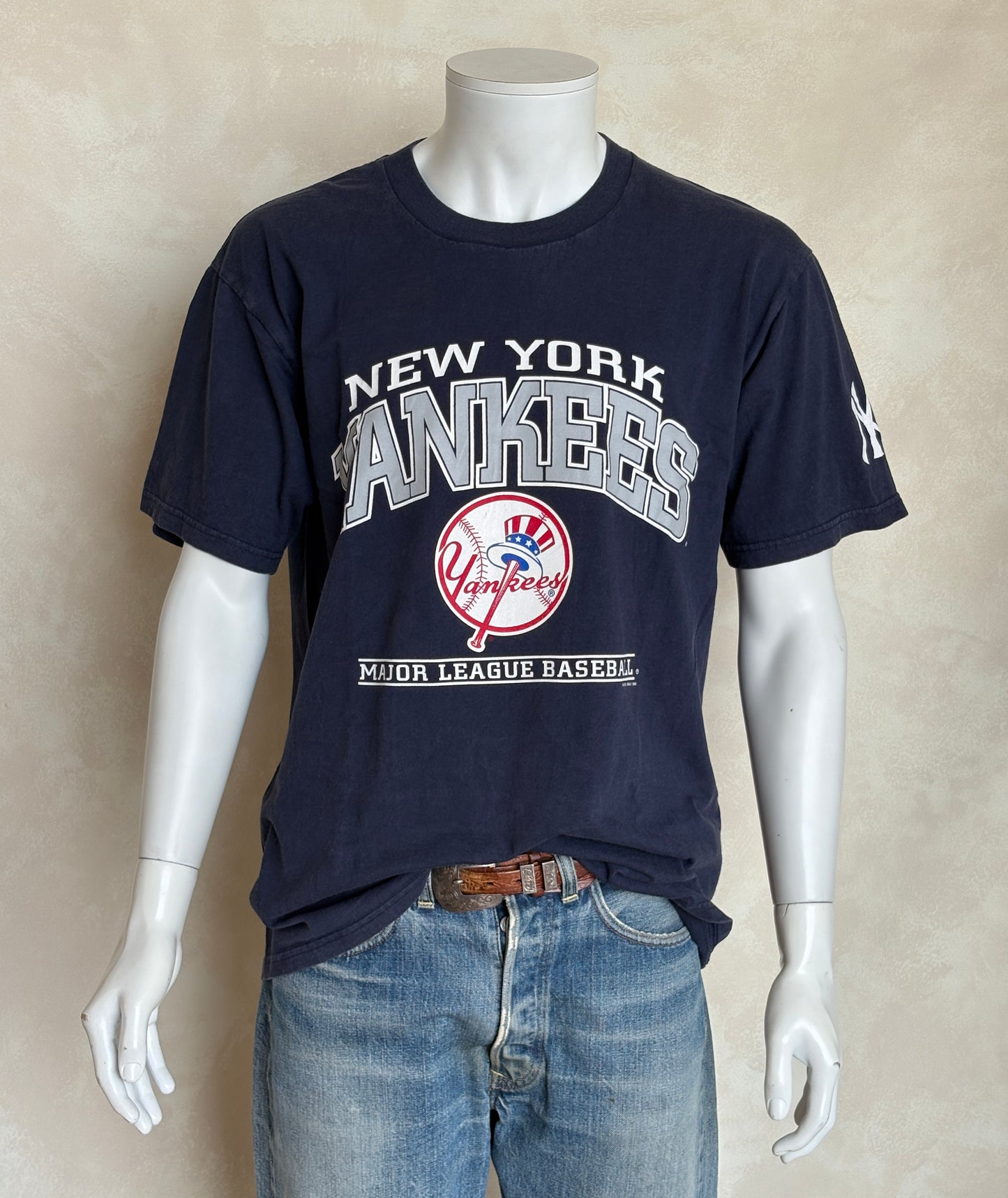 Large. 1990 New York Yankees Lee t shirt Made in Mexico - USA Vintage Bcn