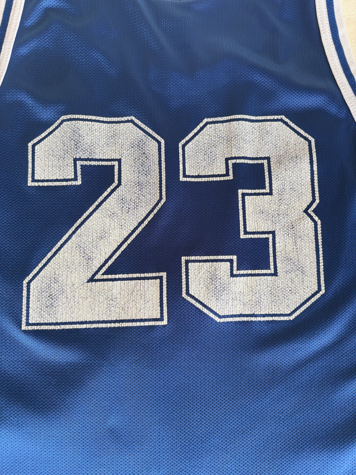 Champion Kentucky Wildcats Derek Anderson #23 Jersey Size 44 Blue White Mesh 90s NCAA USA-AJ357 Studio