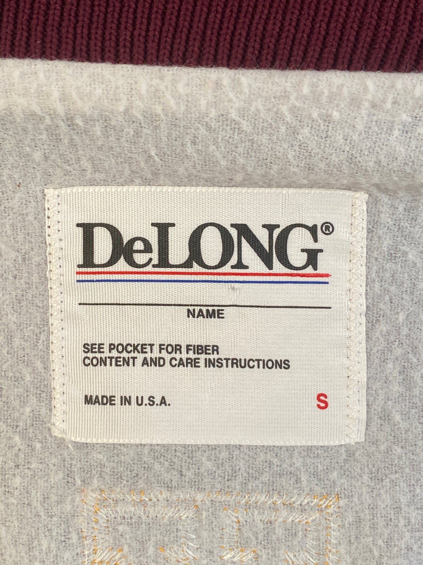 Size Small . Vintage Delong satin jacket Made in USA-AJ357 Studio