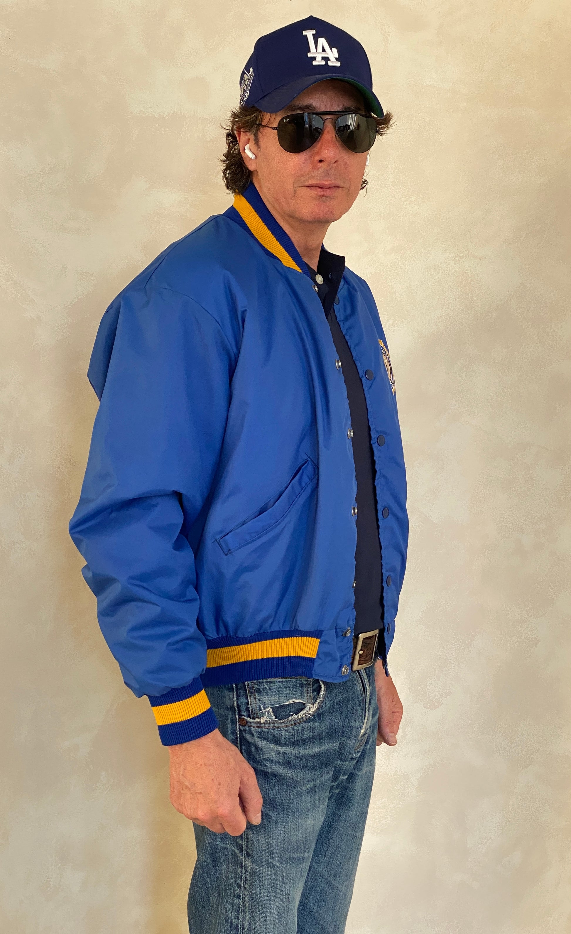Size Med . Vintage Delong American Legion jacket Made in USA - USA Vintage Bcn