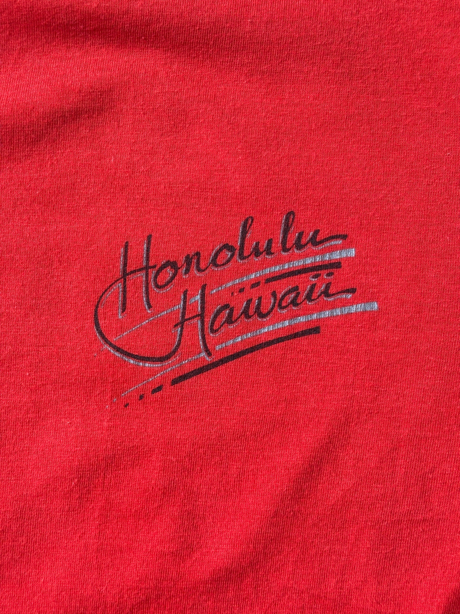 Vintage 80s Honolulu Hawaii t shirt. Large - USA Vintage Bcn