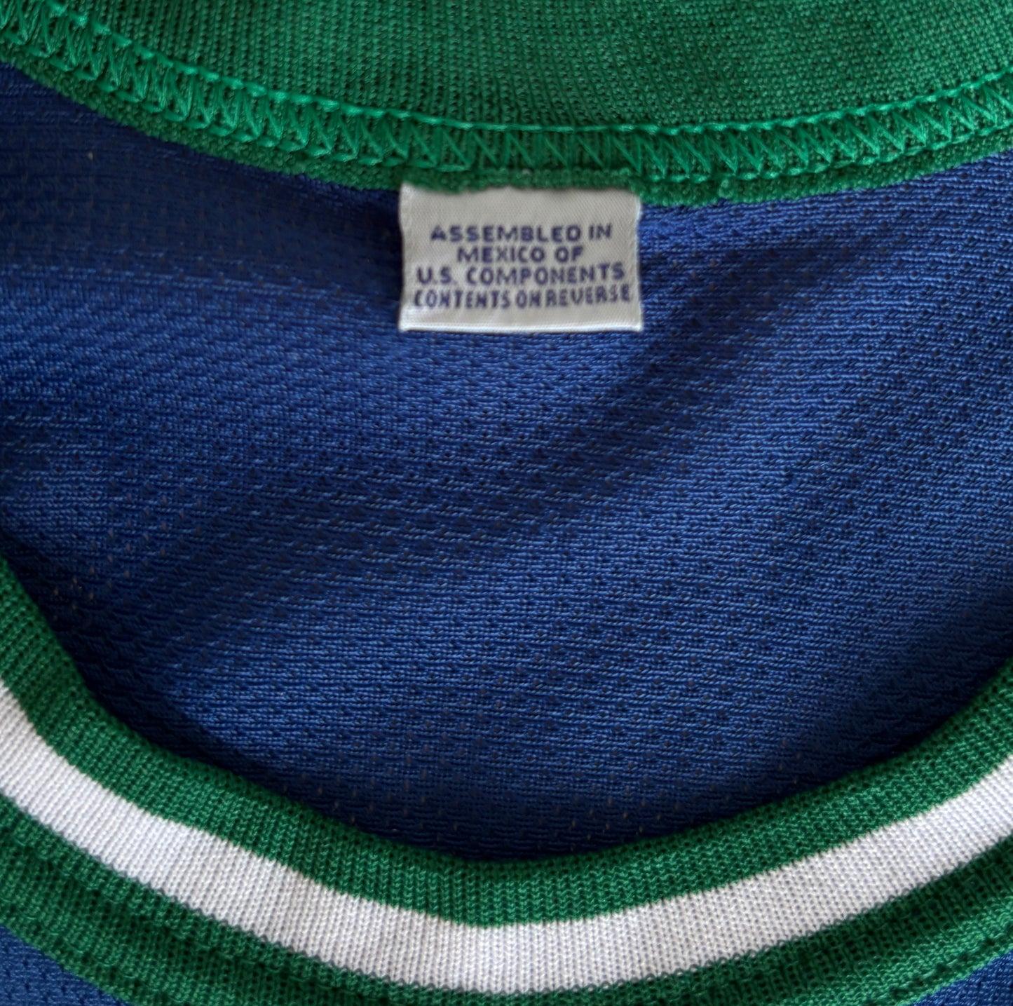 Champion Dallas Mavericks #5 Kidd Jersey Size 40 Blue Mesh Vintage 90s NBA