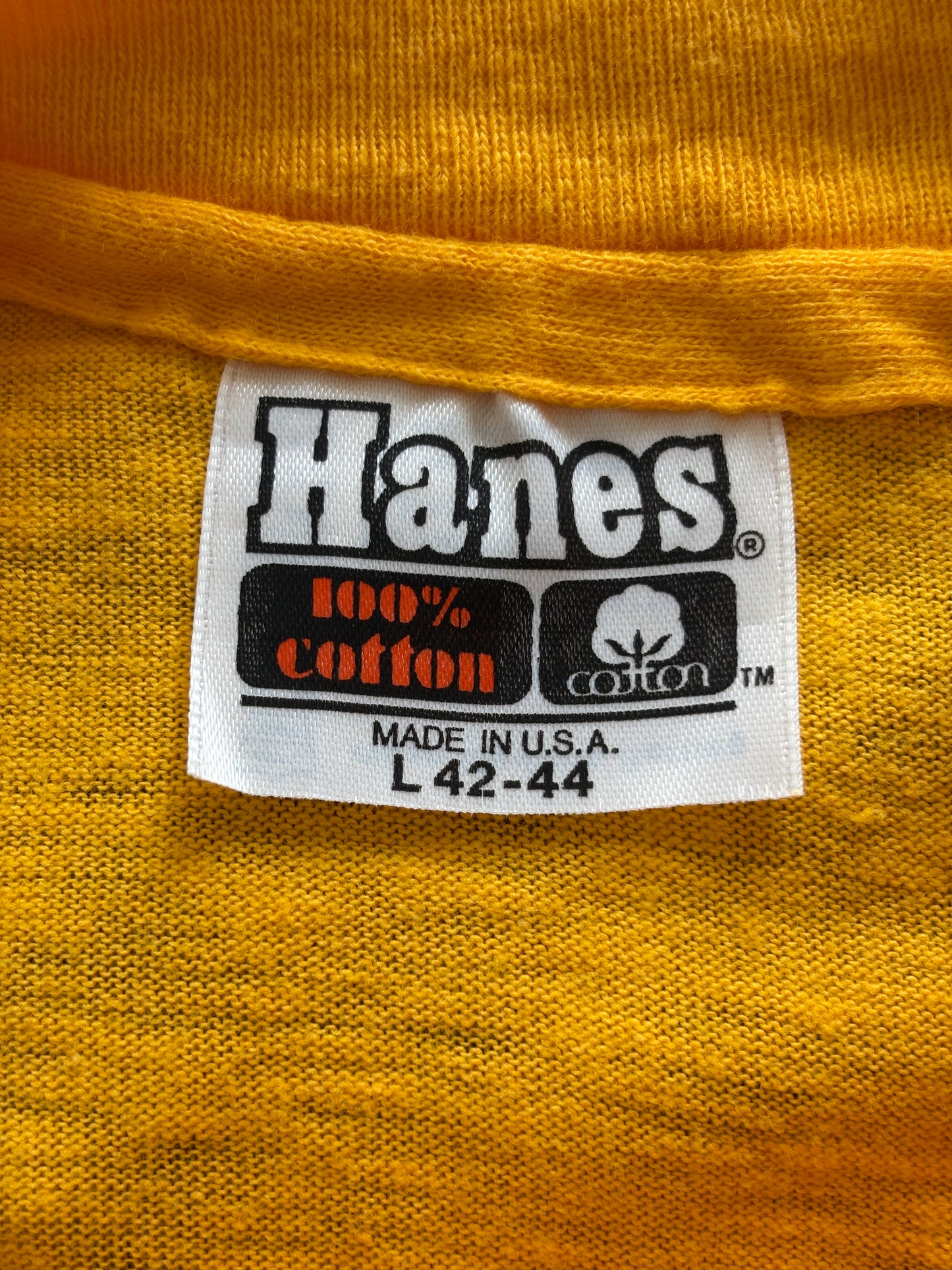 Vintage 1982 Pittsburgh Steelers t-shirt made in USA with classic team logo, size large