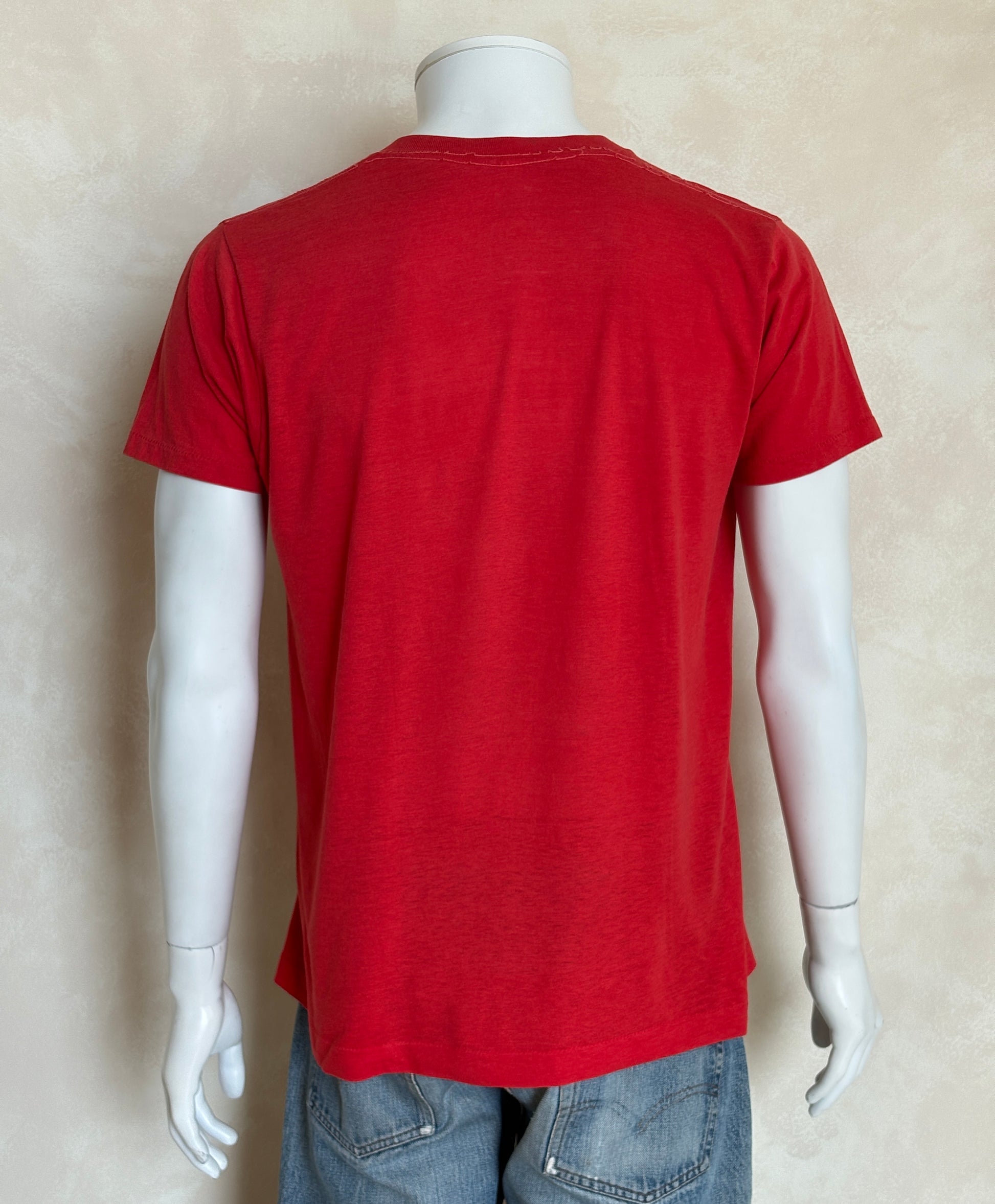 Vintage WGN Radio t-shirt featuring Ed “Chicago” Schwartz with late-night Chicago theme, size large