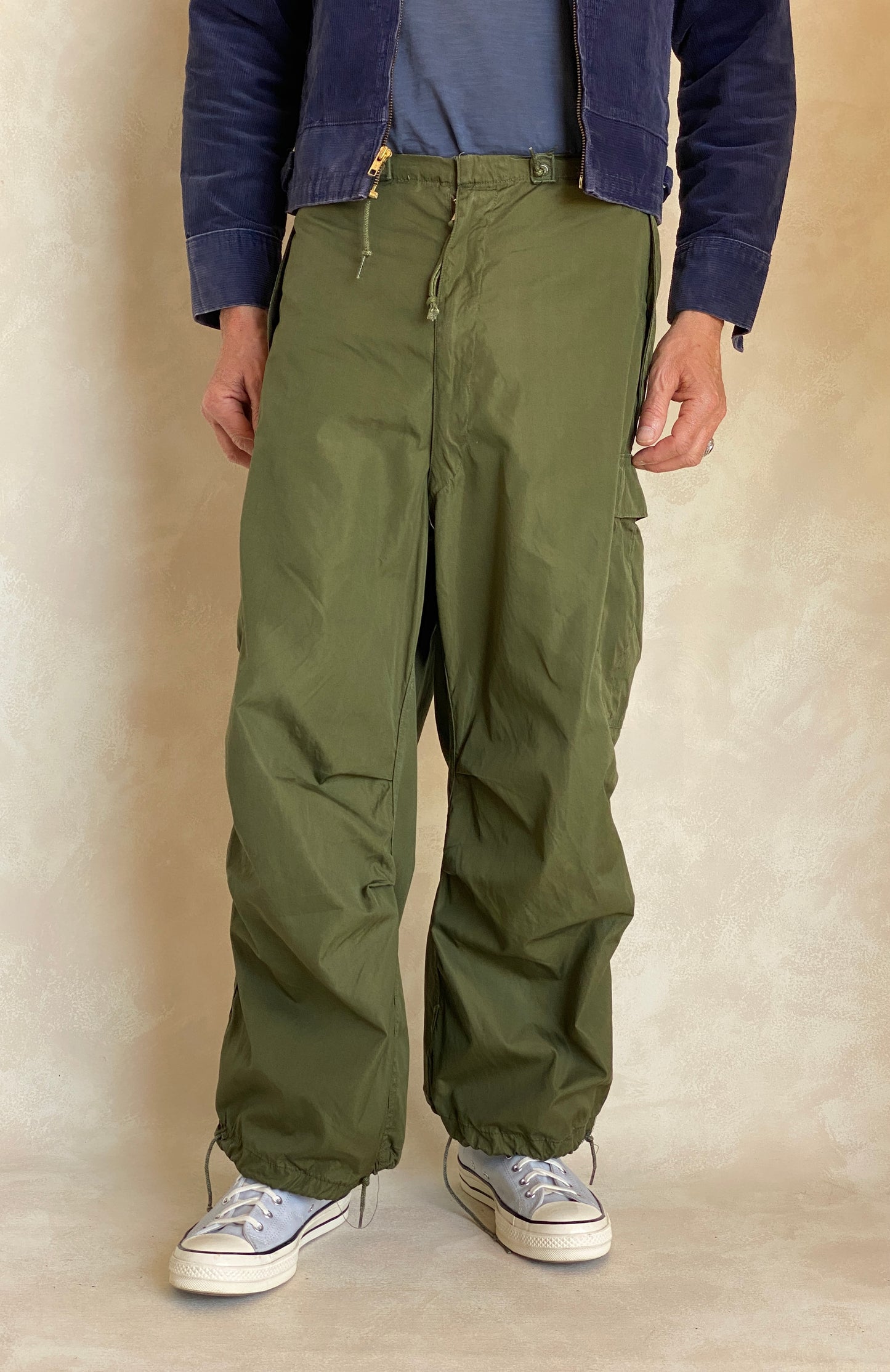 Small Reg. Model 1951 Military Arctic Shell Pants - USA Vintage Bcn