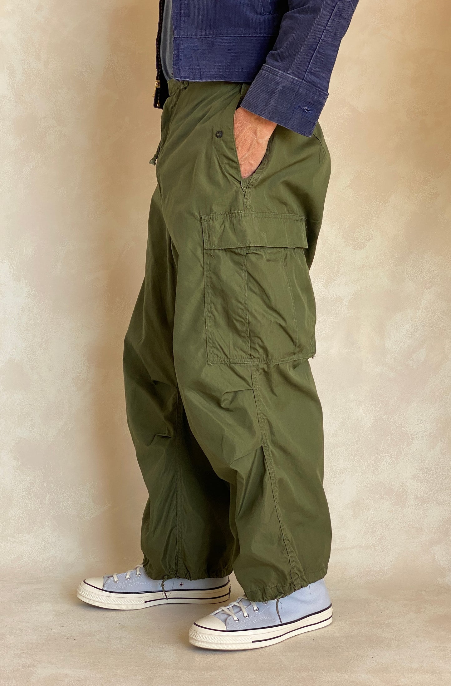 Small Reg. Model 1951 Military Arctic Shell Pants - USA Vintage Bcn