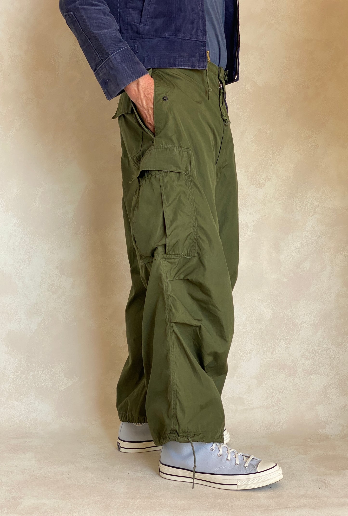 Small Reg. Model 1951 Military Arctic Shell Pants - USA Vintage Bcn