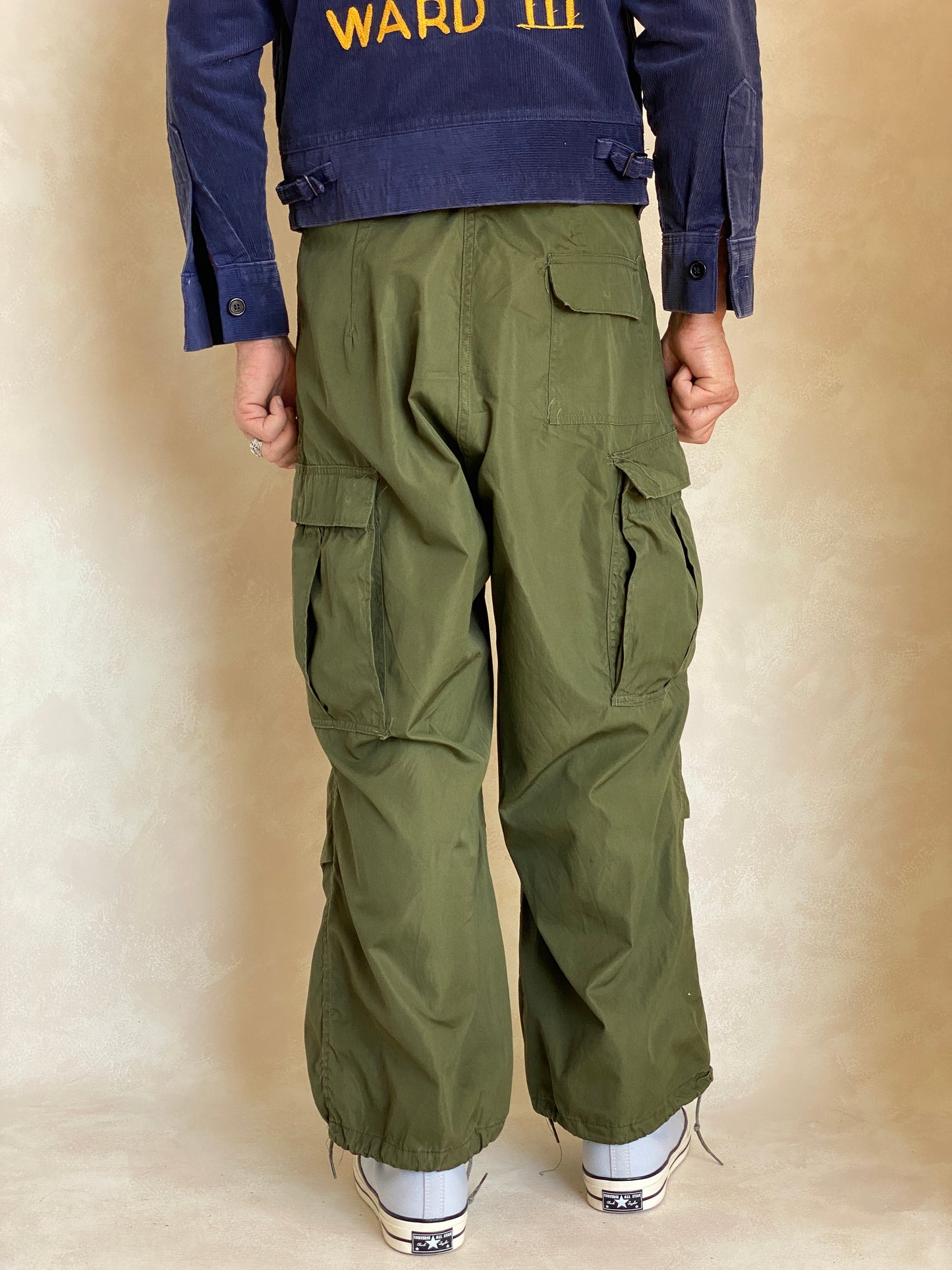 Small Reg. Model 1951 Military Arctic Shell Pants - USA Vintage Bcn