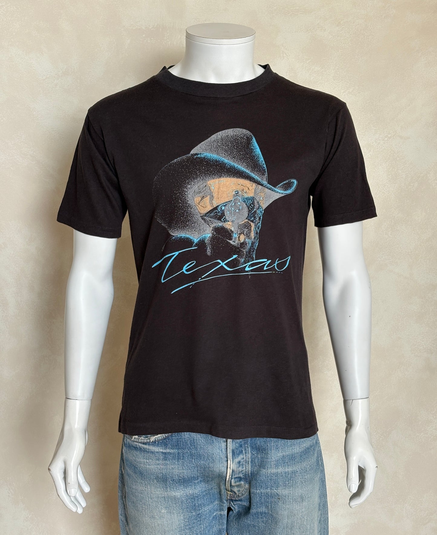 Vintage 80s Texas t shirt. Made in USA - Large - USA Vintage Bcn