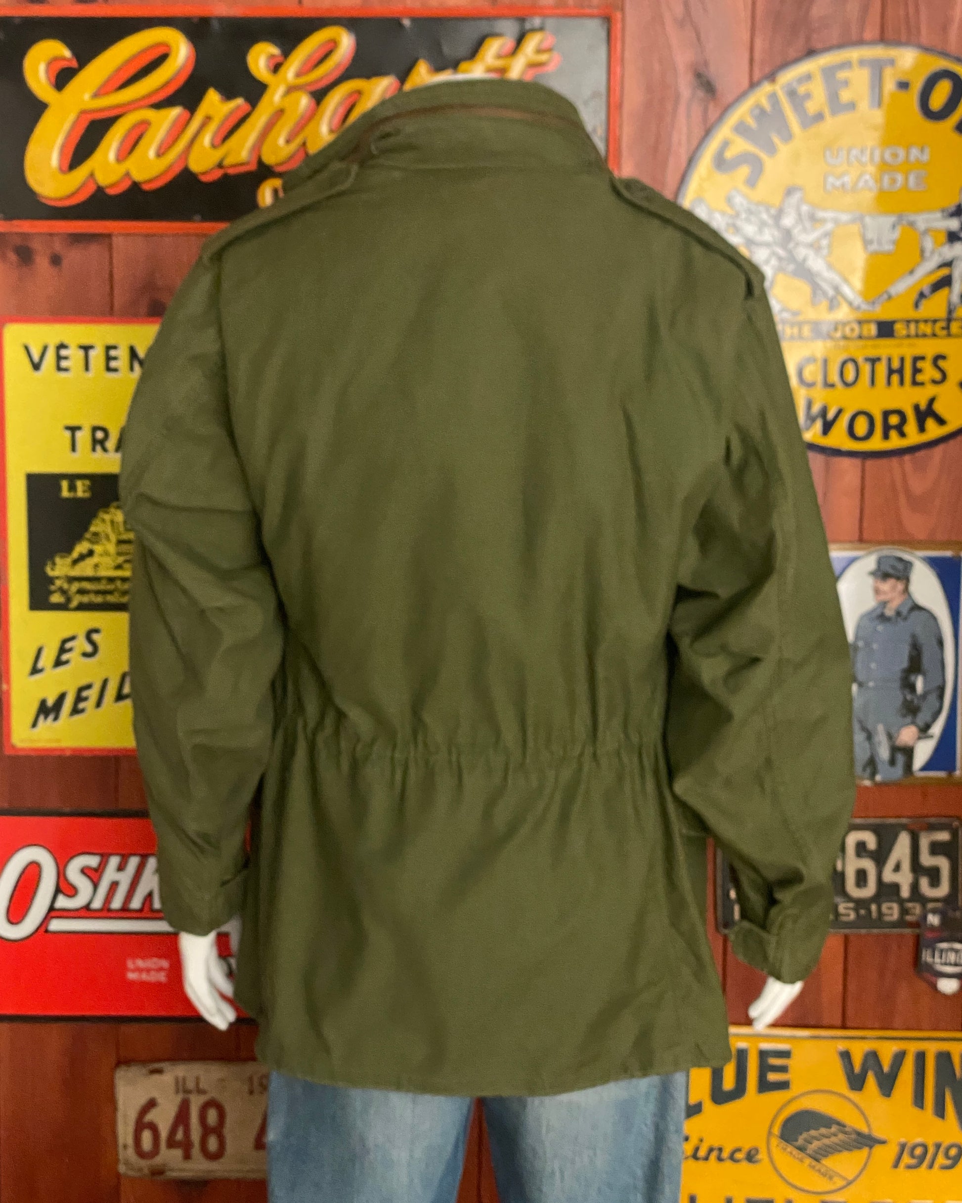 vintage military jacket, m65 field jacket, us army 1980, olive drab jacket, military surplus, vintage outerwear