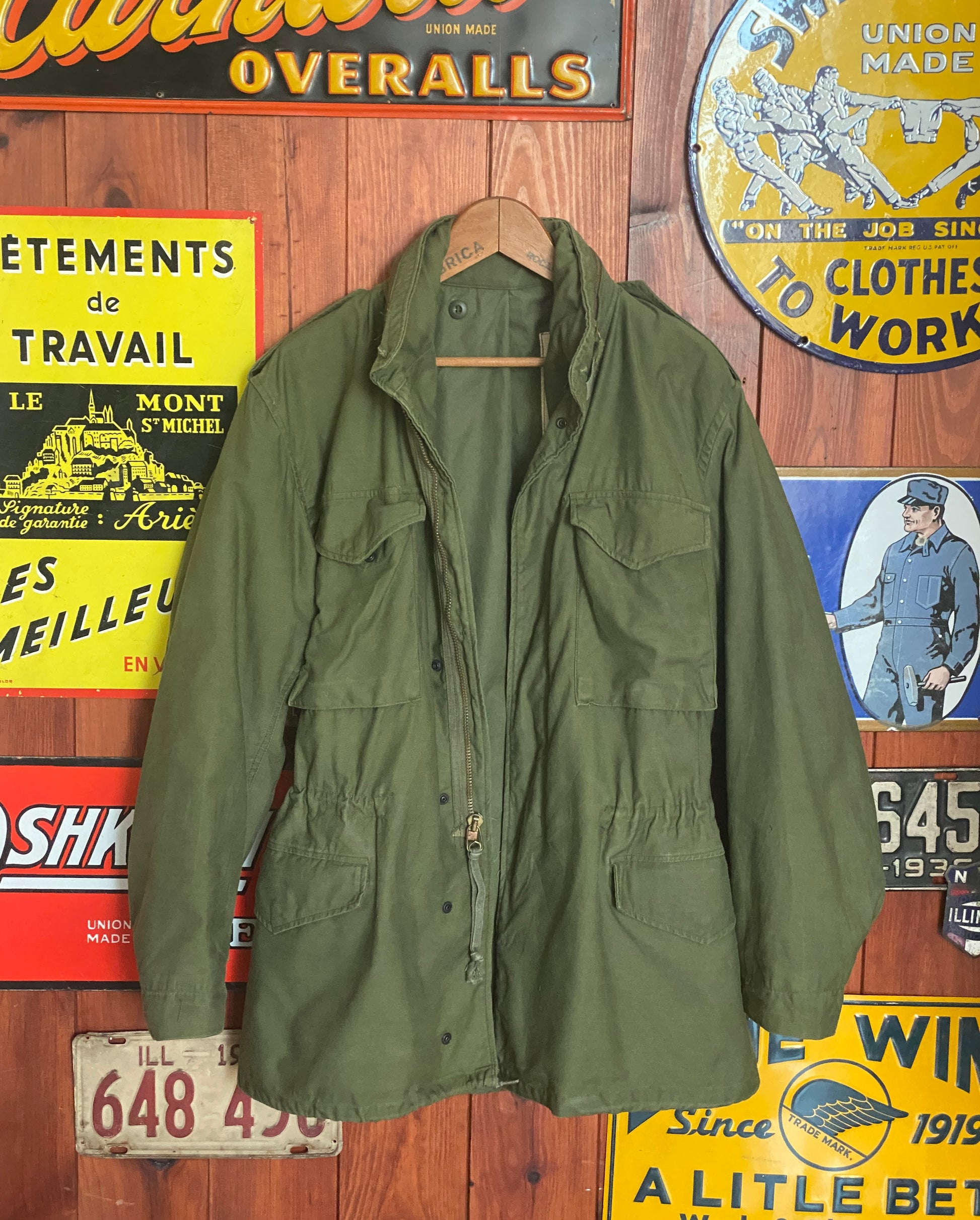 vintage military jacket, m65 field jacket, us army 1980, olive drab jacket, military surplus, vintage outerwear