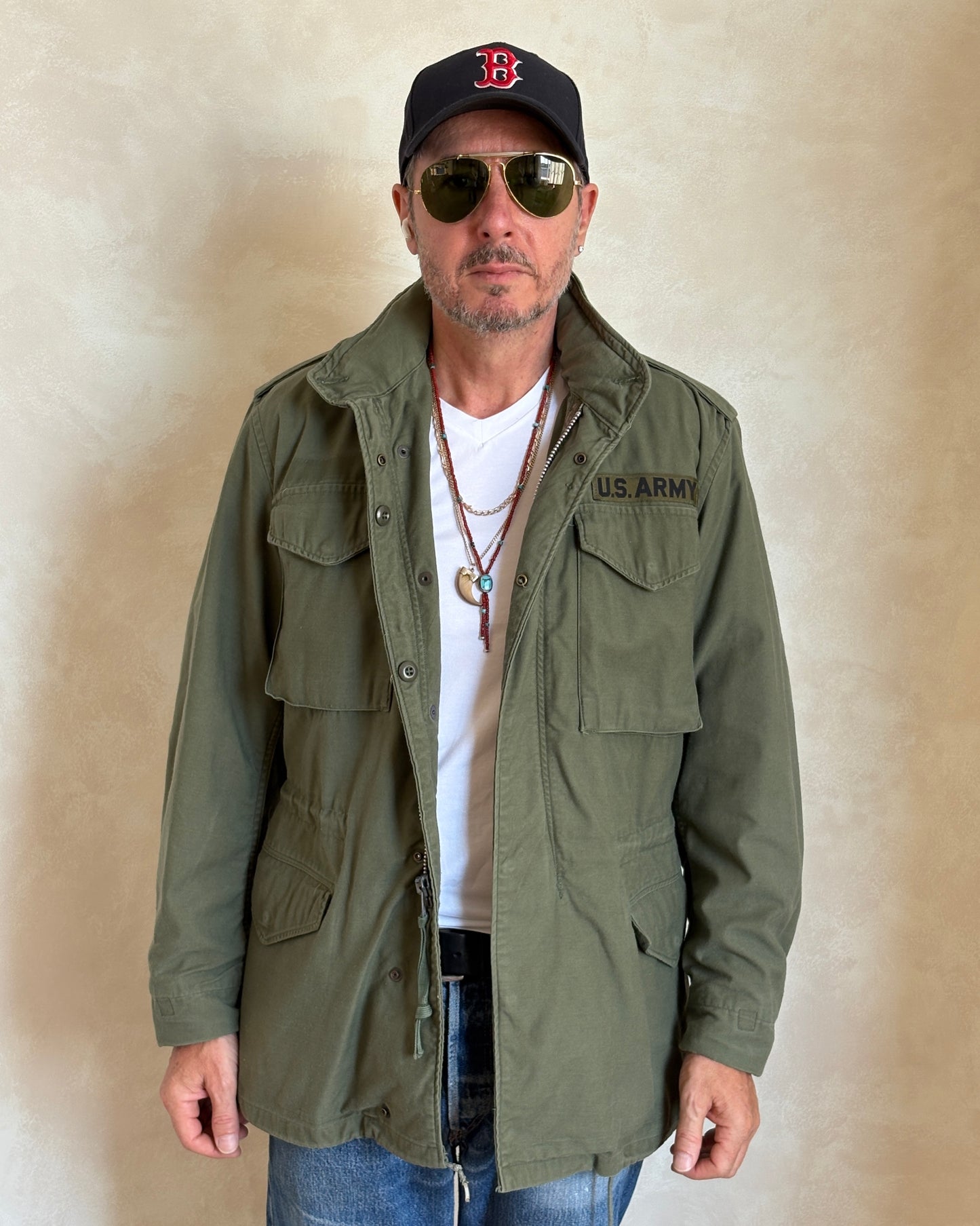 Small Long. Authentic Alpha Industries 1969 US Army M-65 Field Jacket – OG-107 – Vintage Military Issue - USA Vintage Bcn