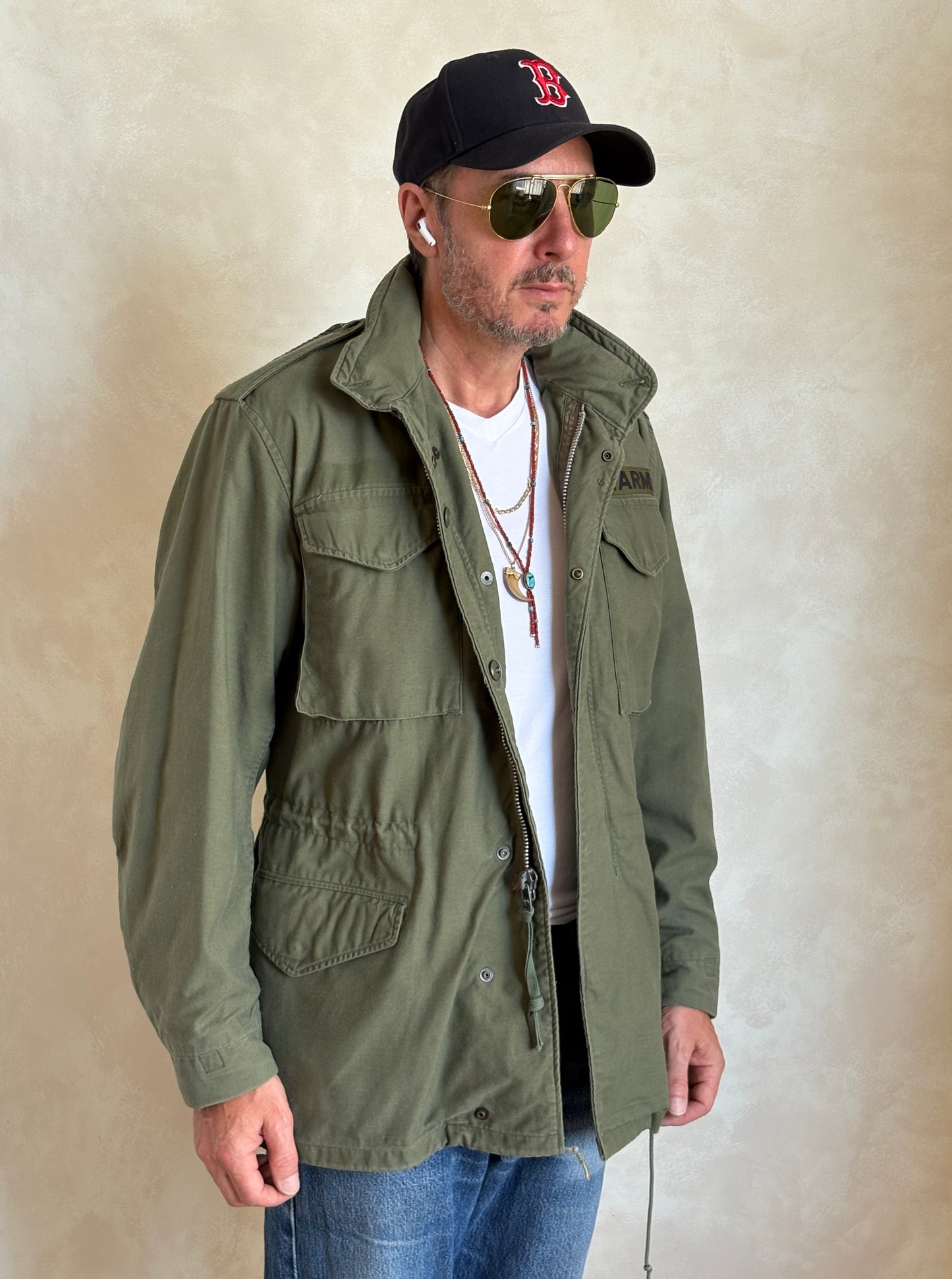 Small Long. Authentic Alpha Industries 1969 US Army M-65 Field Jacket – OG-107 – Vintage Military Issue - USA Vintage Bcn