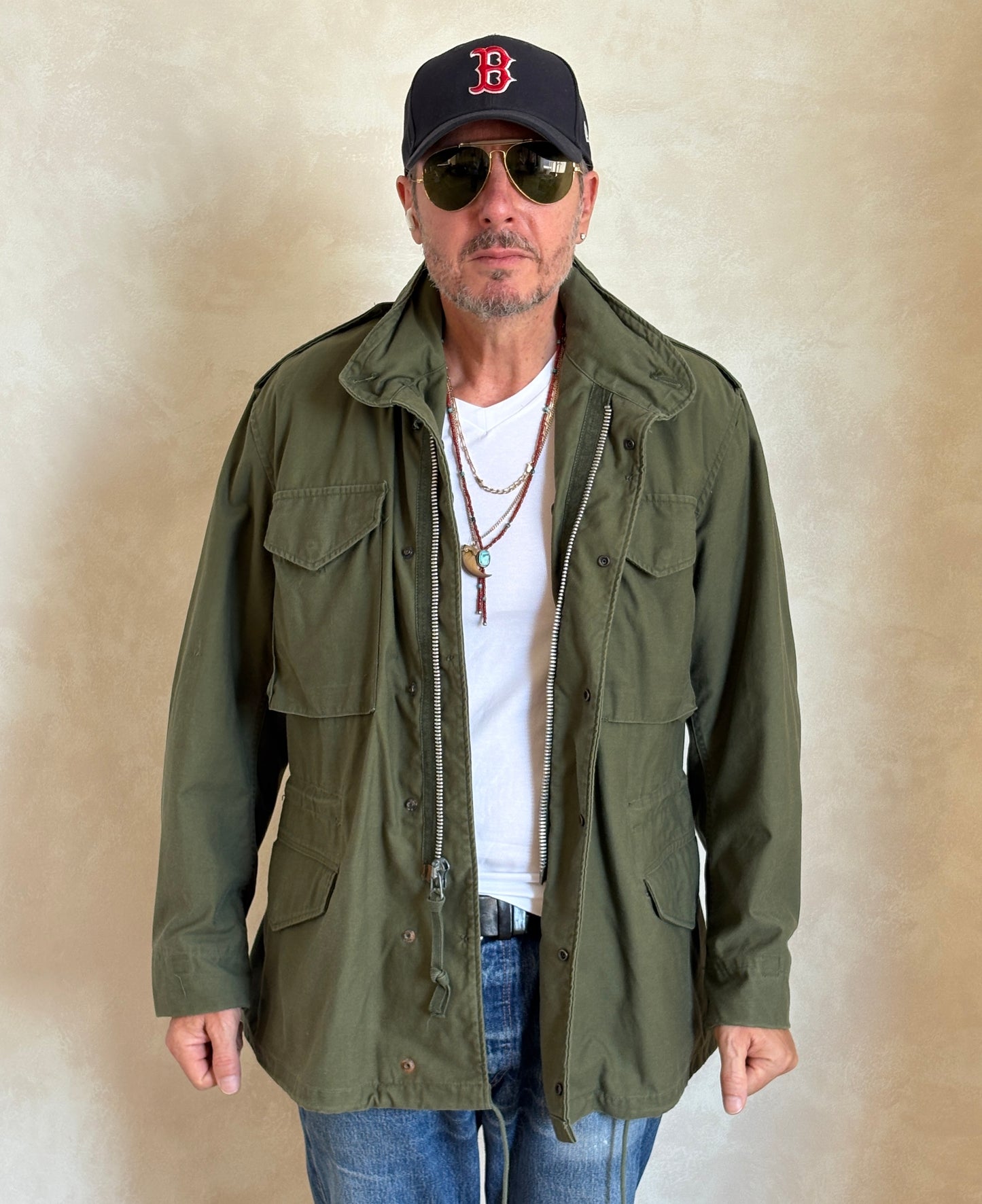 Med Reg. Authentic Alpha Industries 1969 US Army M-65 Field Jacket – OG-107 – Vintage Military Issue - USA Vintage Bcn