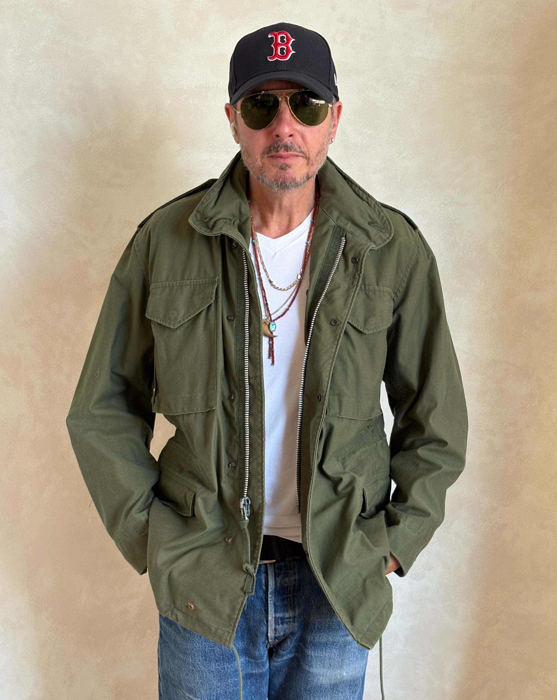 Med Reg. Authentic Alpha Industries 1969 US Army M-65 Field Jacket – OG-107 – Vintage Military Issue - USA Vintage Bcn