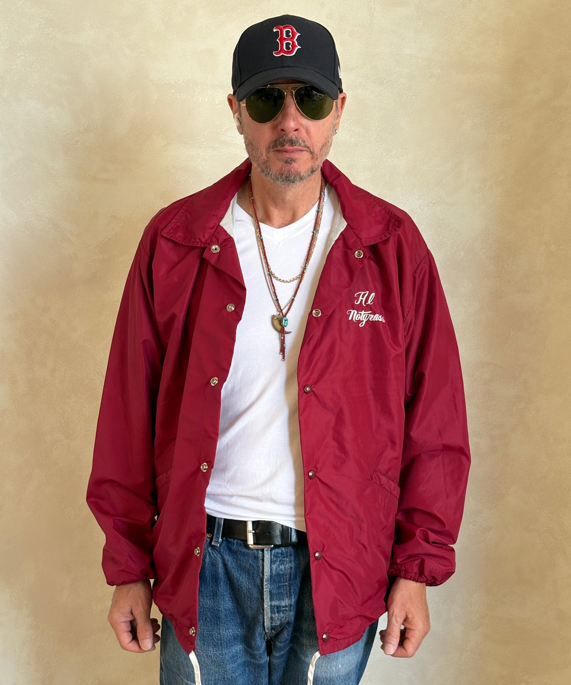 Size XL. Vintage 70s windbreaker made in USA - USA Vintage Bcn