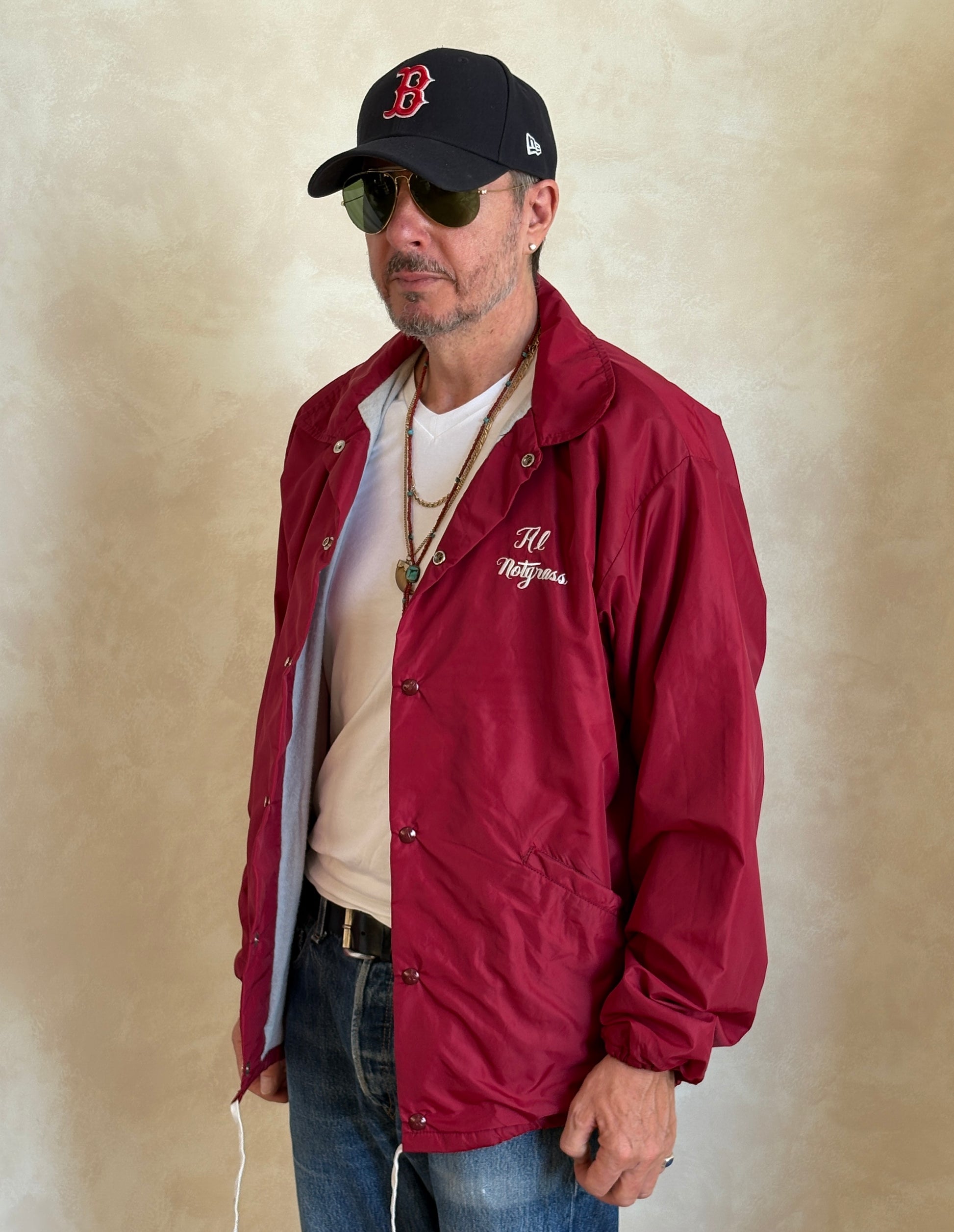 Size XL. Vintage 70s windbreaker made in USA - USA Vintage Bcn
