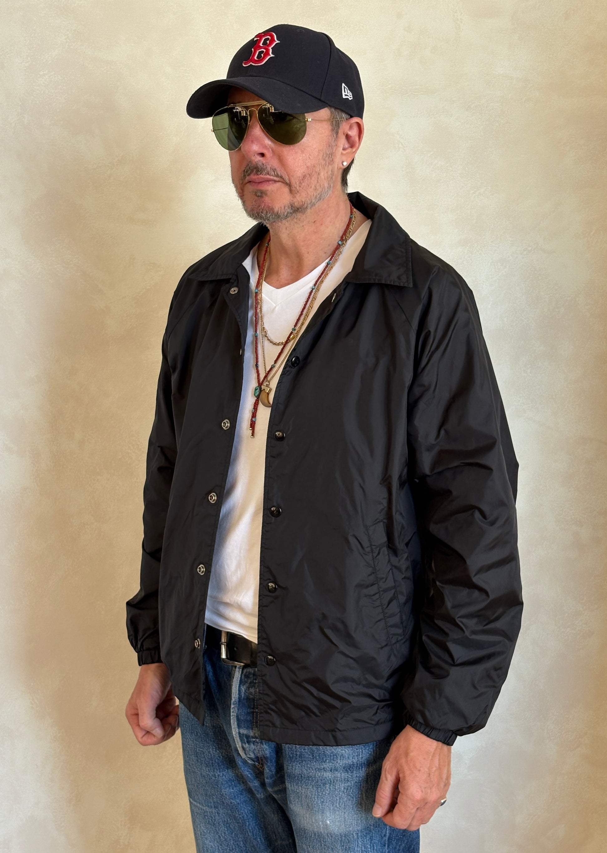 Size Med. Vintage printed windbreaker - USA Vintage Bcn