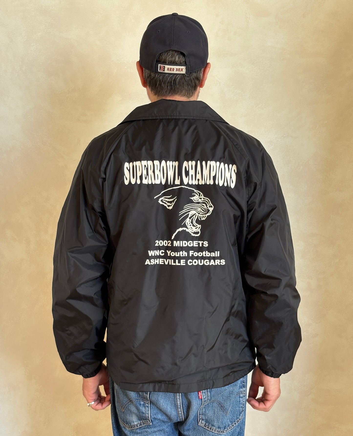 Size Med. Vintage printed windbreaker - USA Vintage Bcn