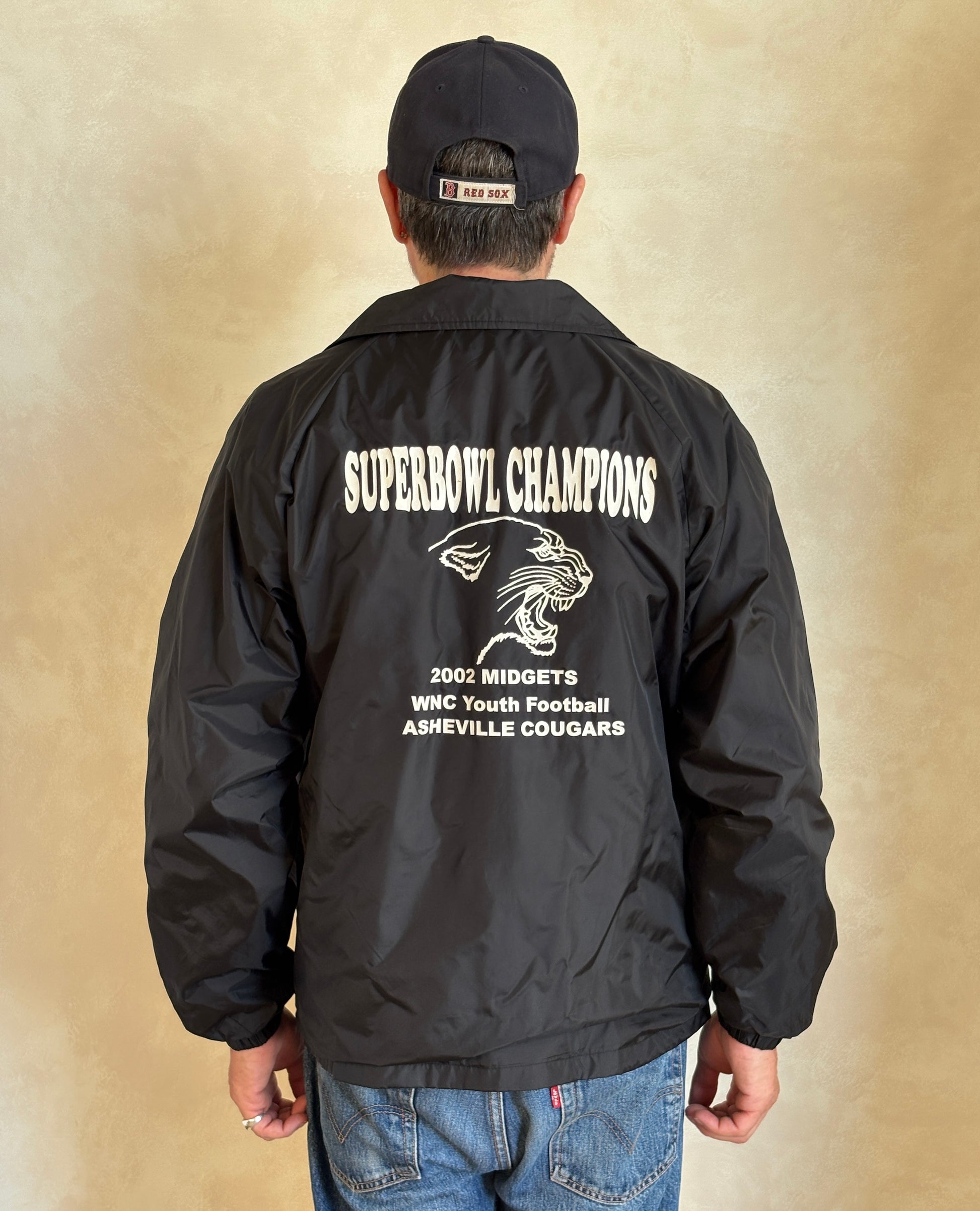 Size Med. Vintage printed windbreaker - USA Vintage Bcn