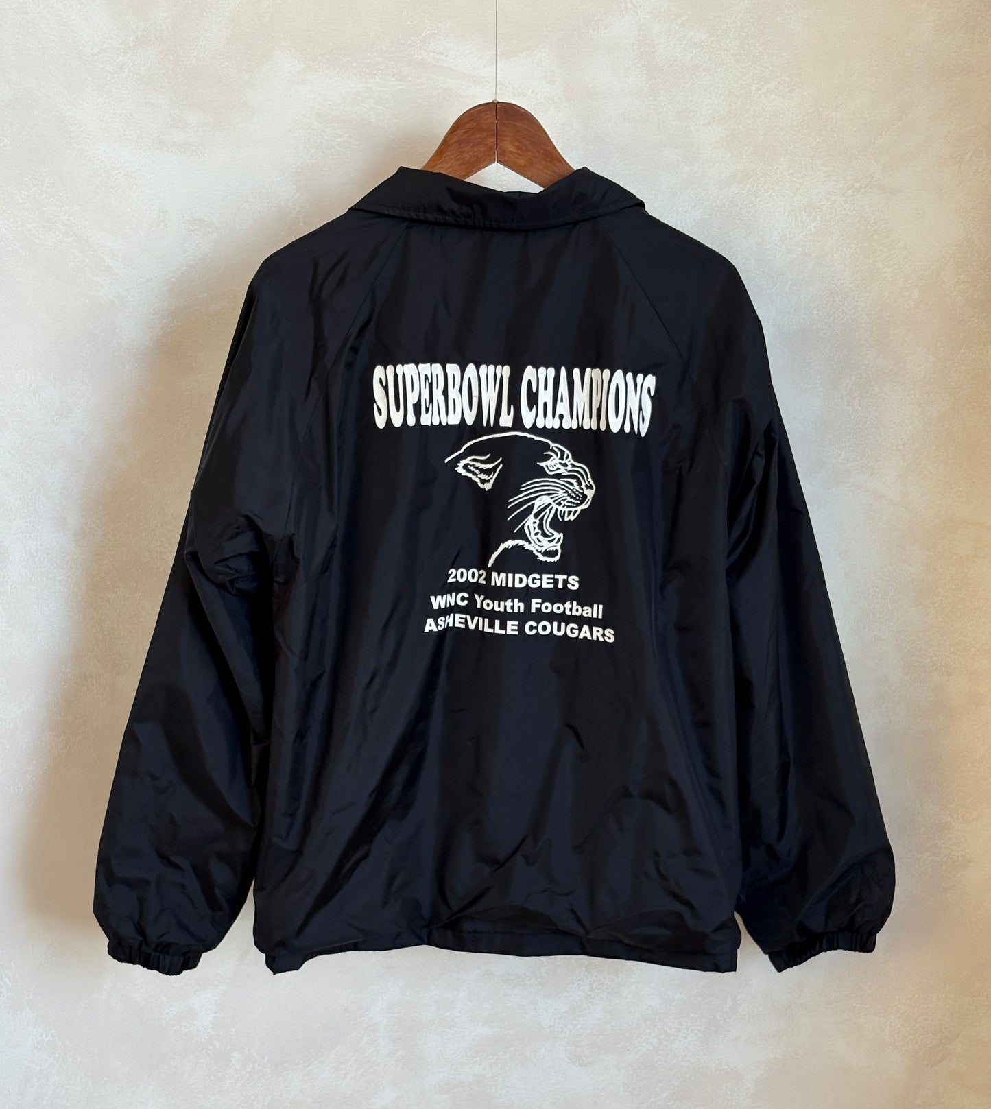 Size Med. Vintage printed windbreaker - USA Vintage Bcn