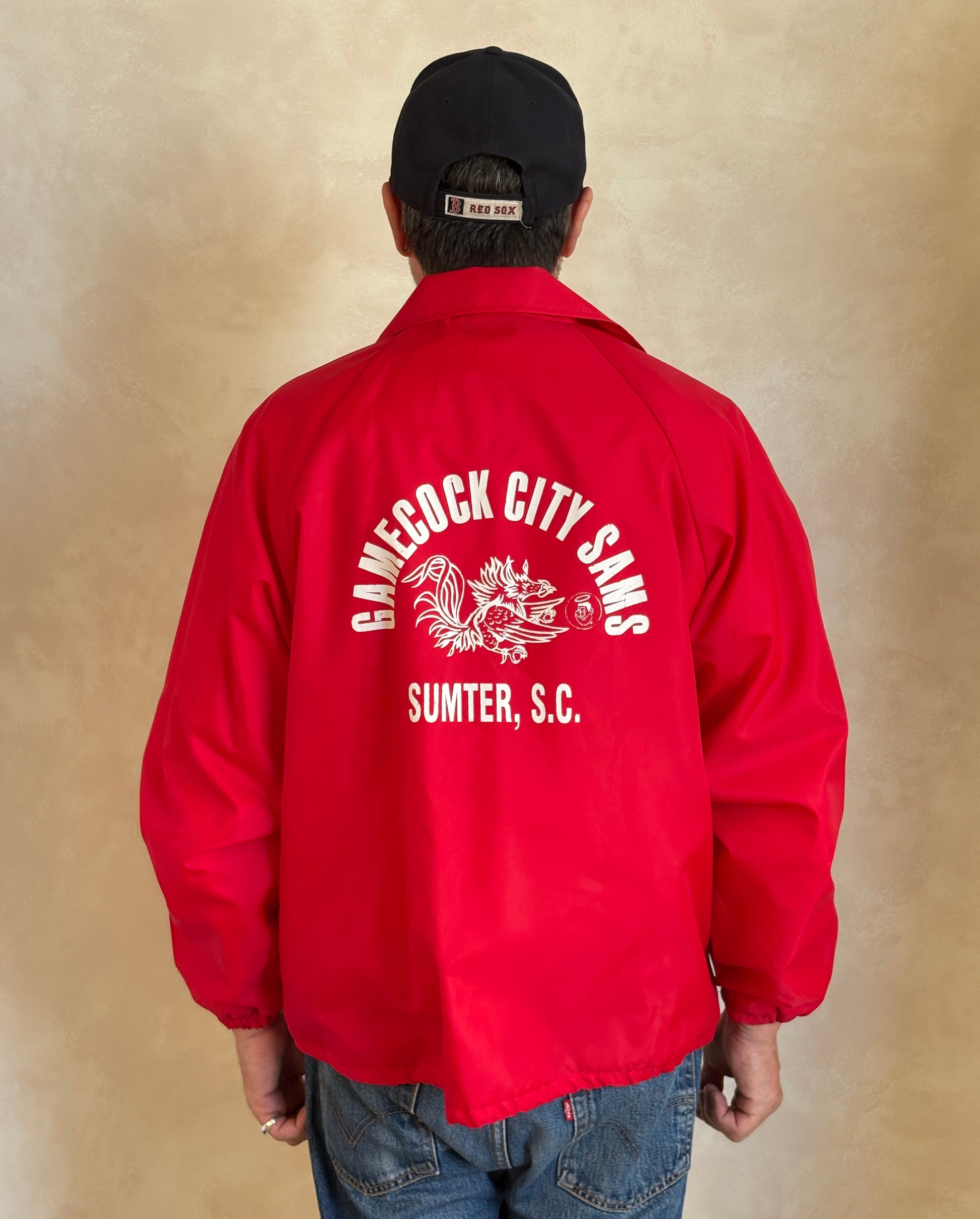 Size Large. Vintage 80s windbreaker made in USA - USA Vintage Bcn