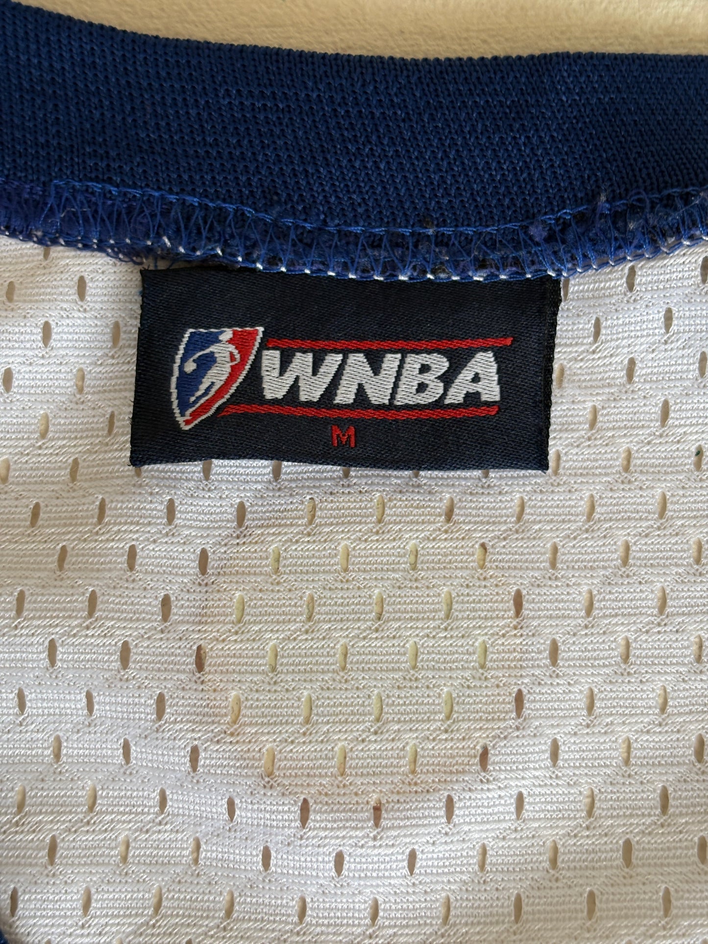 Nike New York Knicks No. 8 Jersey Size M White Orange Navy Mesh NBA Early 2000s
