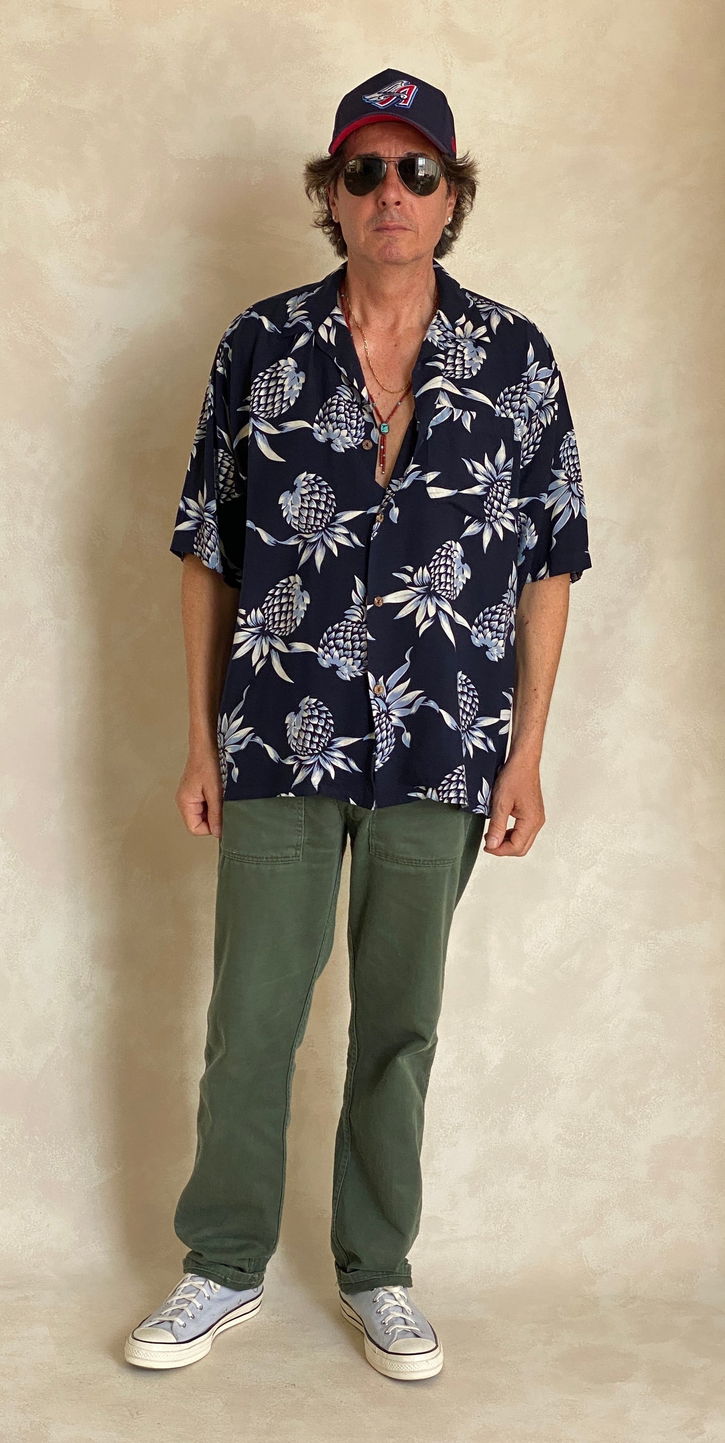Size Large. Vintage 90s Hawaiian shirt - USA Vintage Bcn