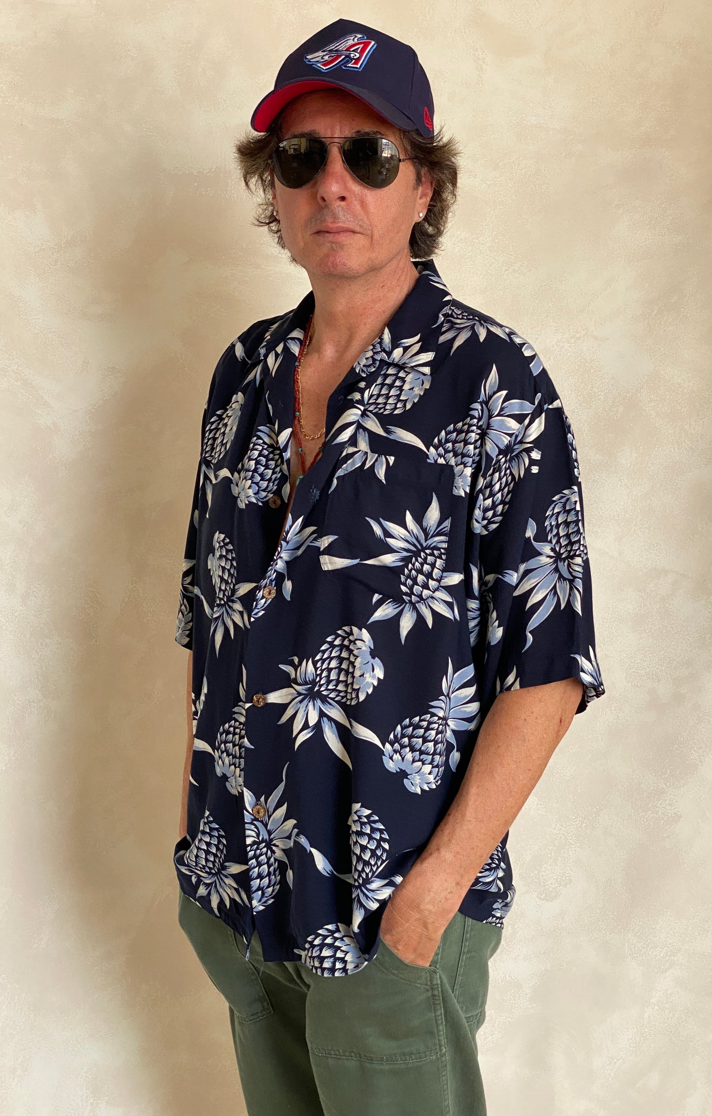 Size Large. Vintage 90s Hawaiian shirt - USA Vintage Bcn