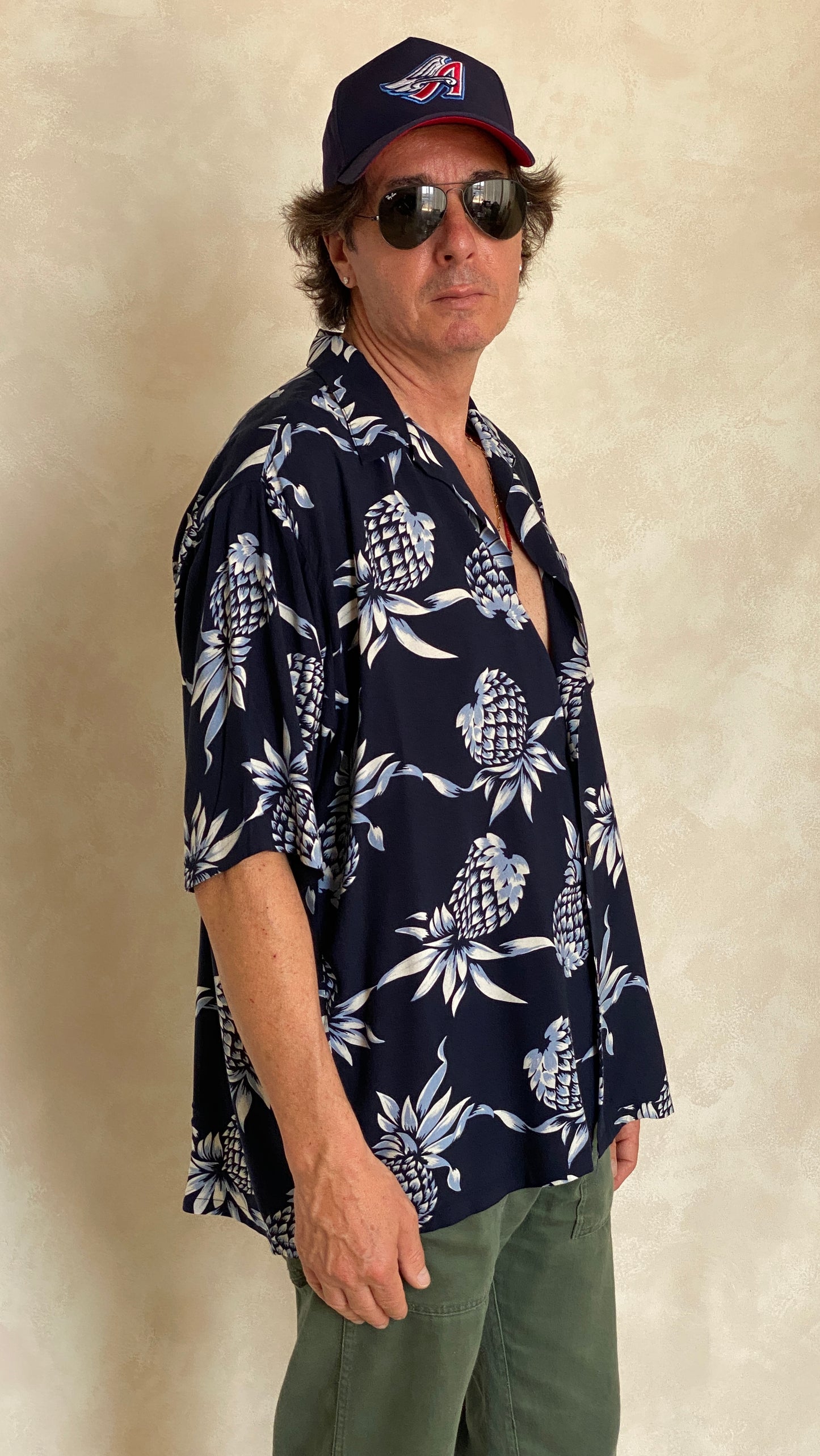 Size Large. Vintage 90s Hawaiian shirt - USA Vintage Bcn