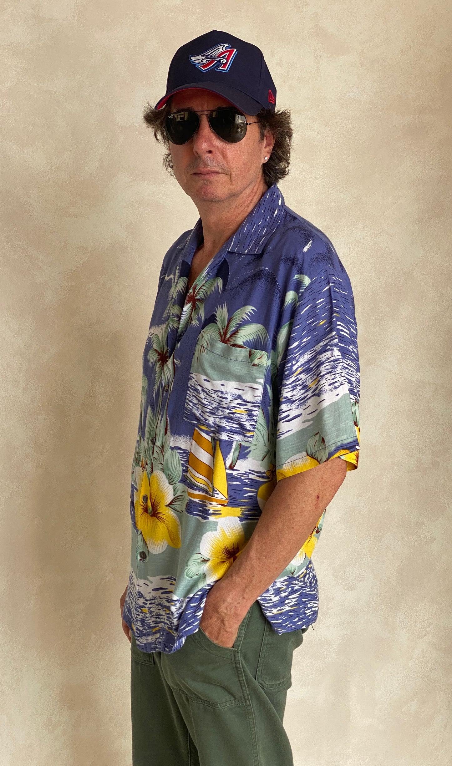 Size Large. Vintage 90s Hawaiian shirt - USA Vintage Bcn