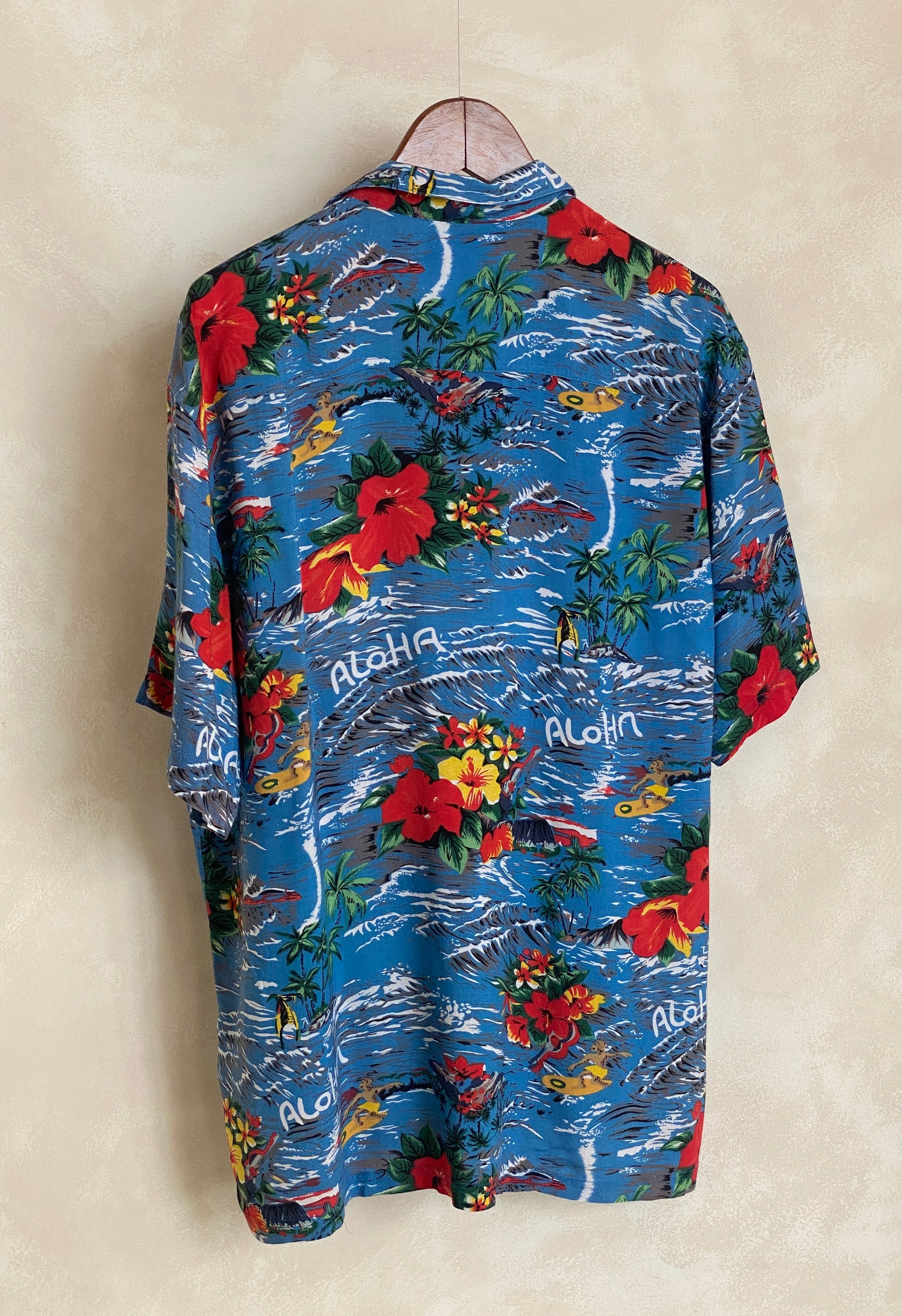 Size Large. Vintage 90s Hawaiian shirt - USA Vintage Bcn
