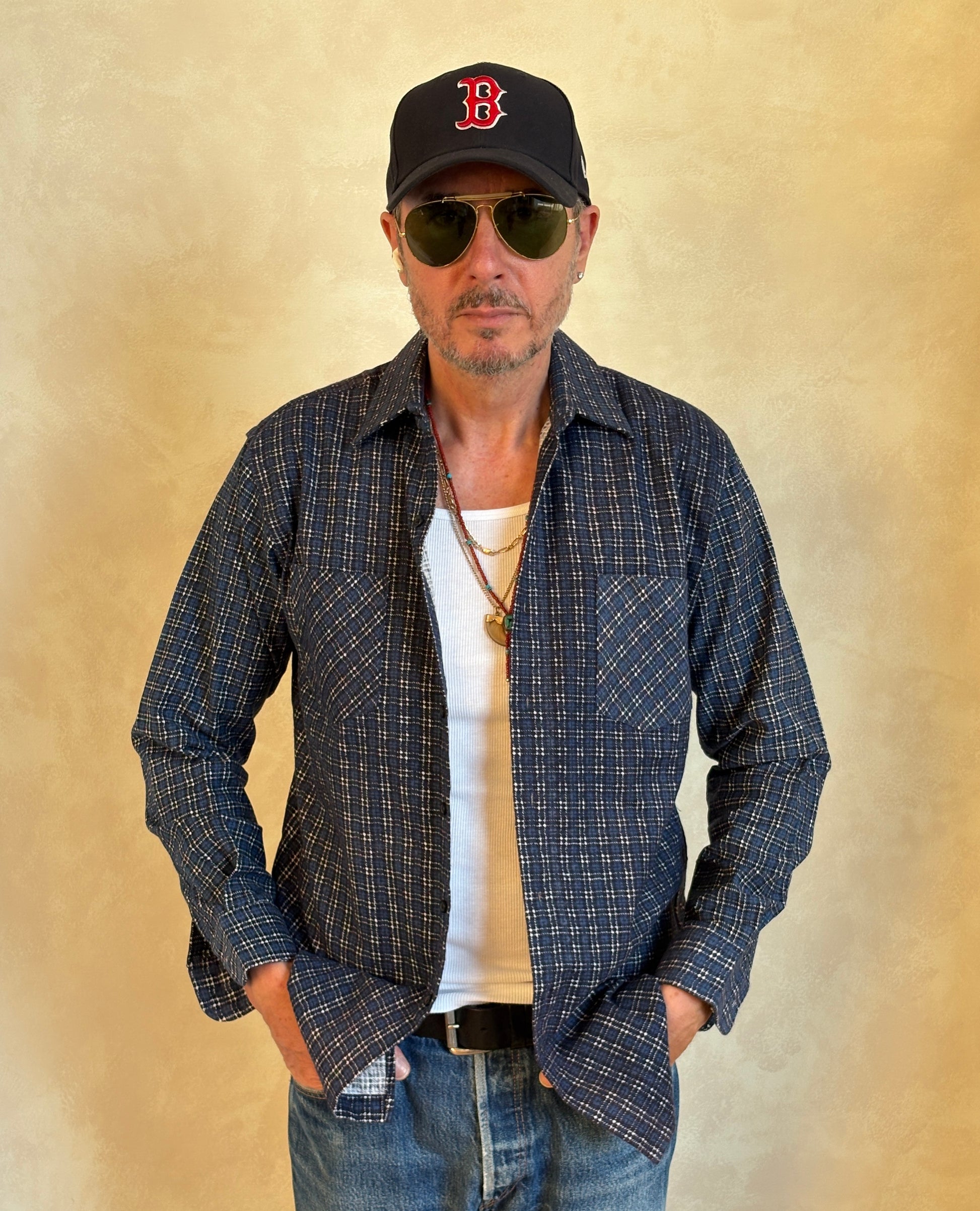 Size Med. Vintage 80s Dickies Flannel Plaid Shirt – Retro Grunge Workwear - USA Vintage Bcn