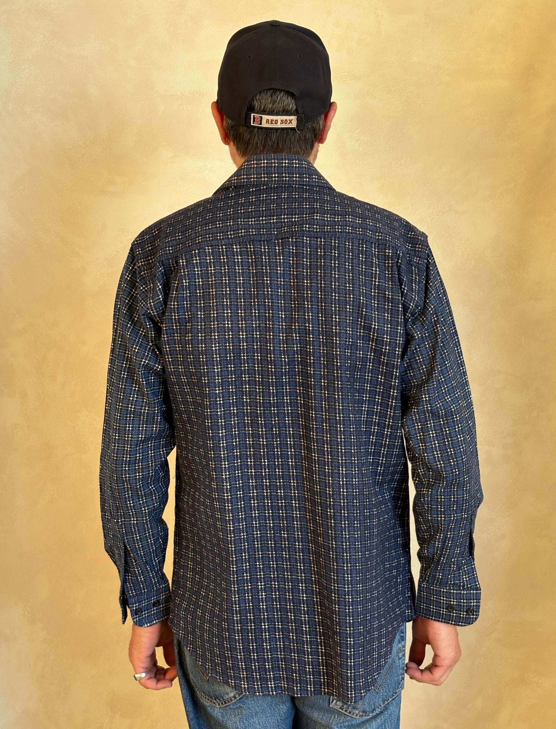 Size Med. Vintage 80s Dickies Flannel Plaid Shirt – Retro Grunge Workwear - USA Vintage Bcn