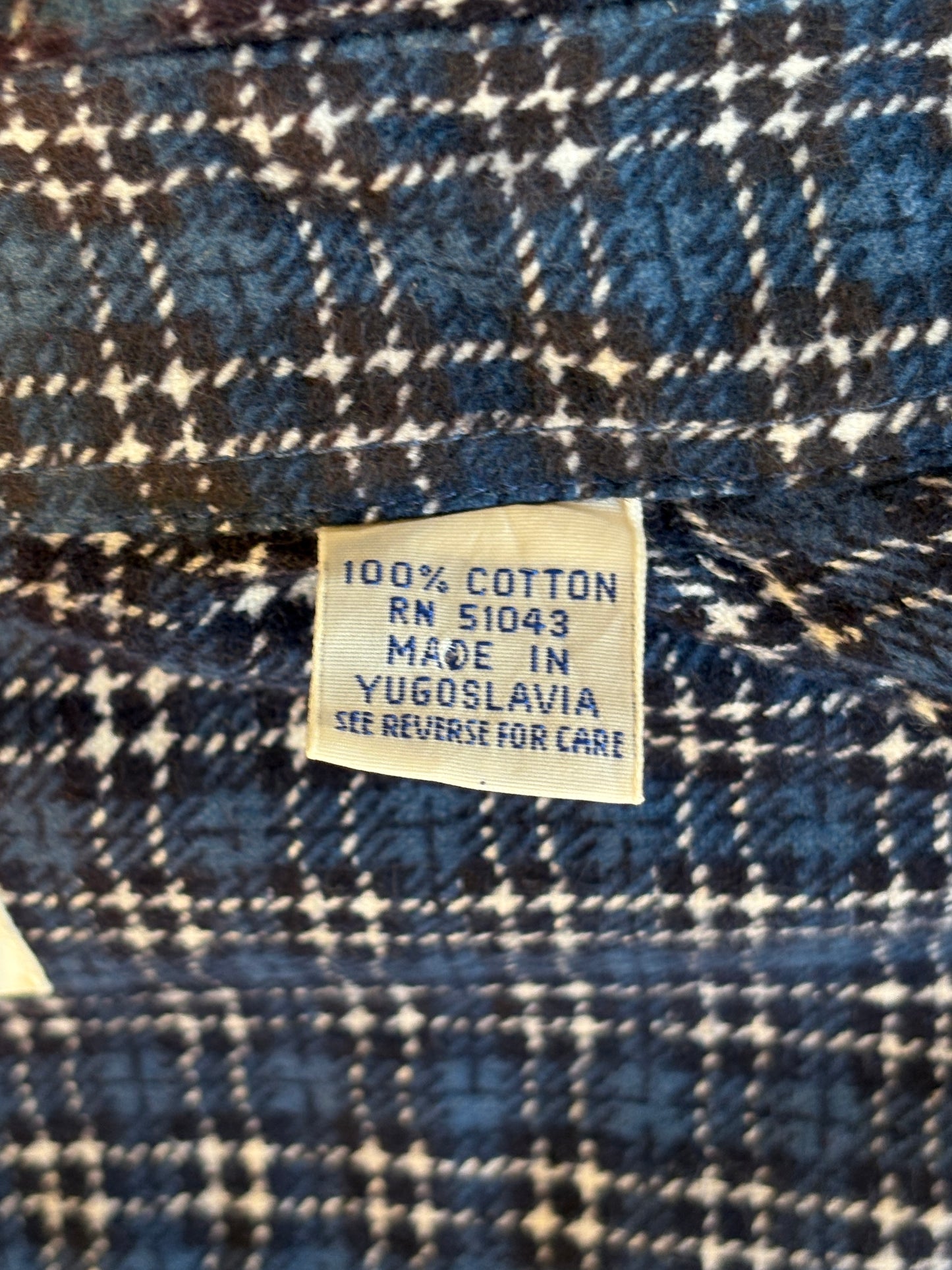 Size Med. Vintage 80s Dickies Flannel Plaid Shirt – Retro Grunge Workwear - USA Vintage Bcn