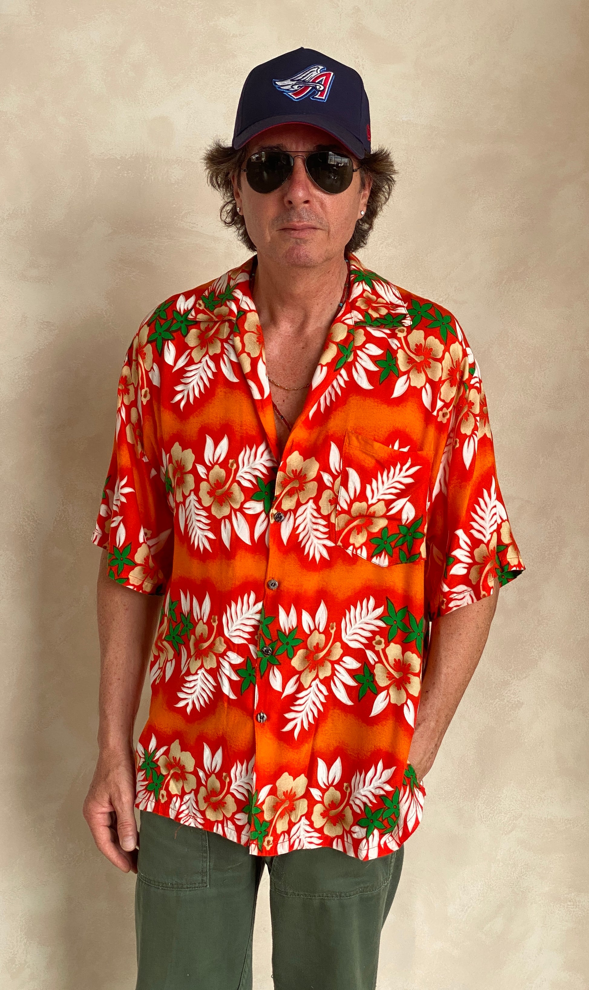 Size Large. Vintage 90s Hawaiian shirt - USA Vintage Bcn