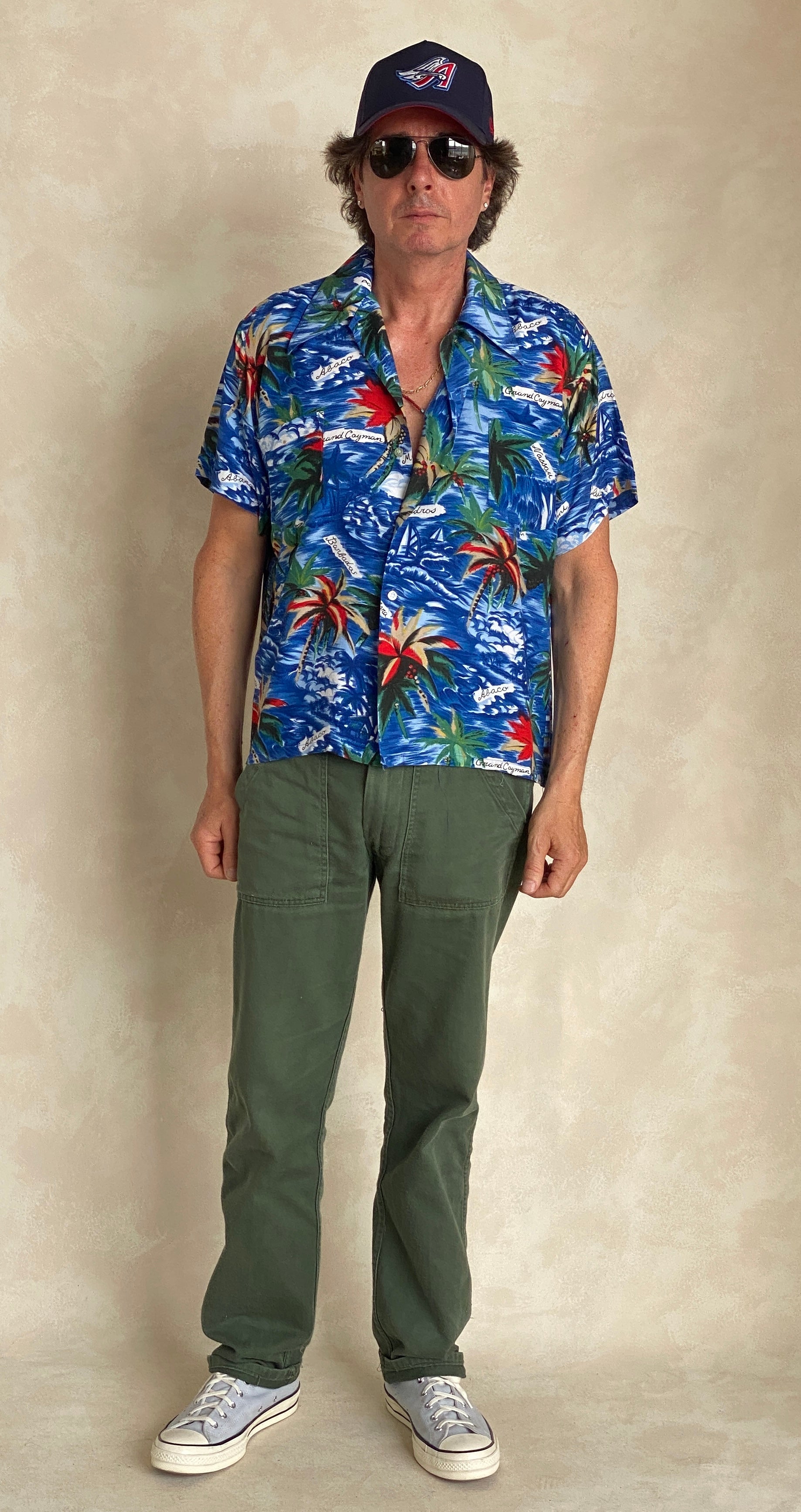 Size Large. Vintage 70s Hawaiian shirt - USA Vintage Bcn