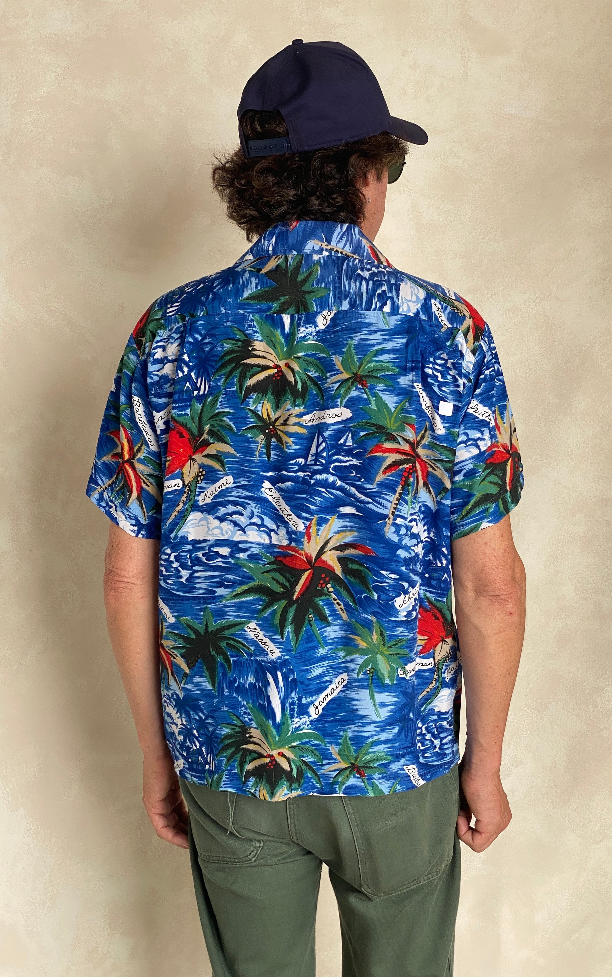 Size Large. Vintage 70s Hawaiian shirt - USA Vintage Bcn