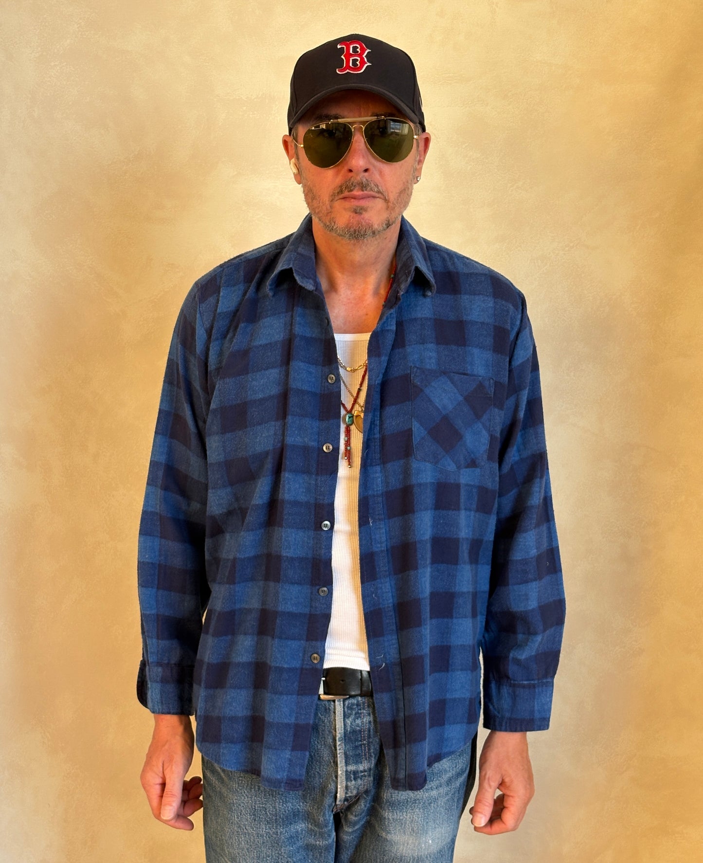 Size Med. Vintage 80s Flannel Plaid Shirt – Retro Grunge Workwear - USA Vintage Bcn