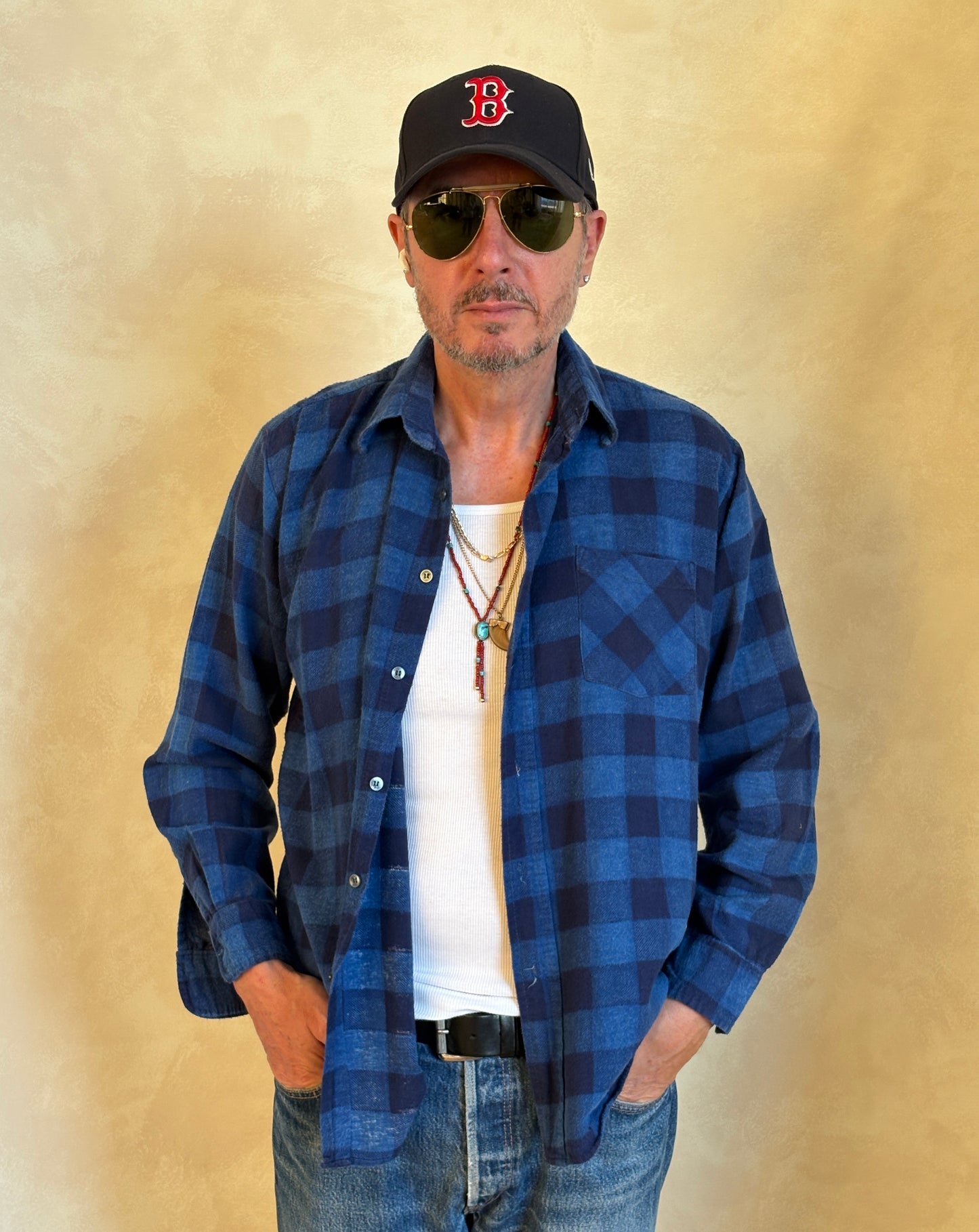 Size Med. Vintage 80s Flannel Plaid Shirt – Retro Grunge Workwear - USA Vintage Bcn